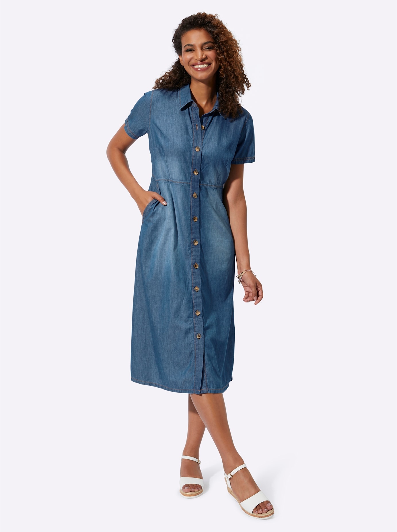 Inspirationen Jeanskleid »Jeans-Kleid«