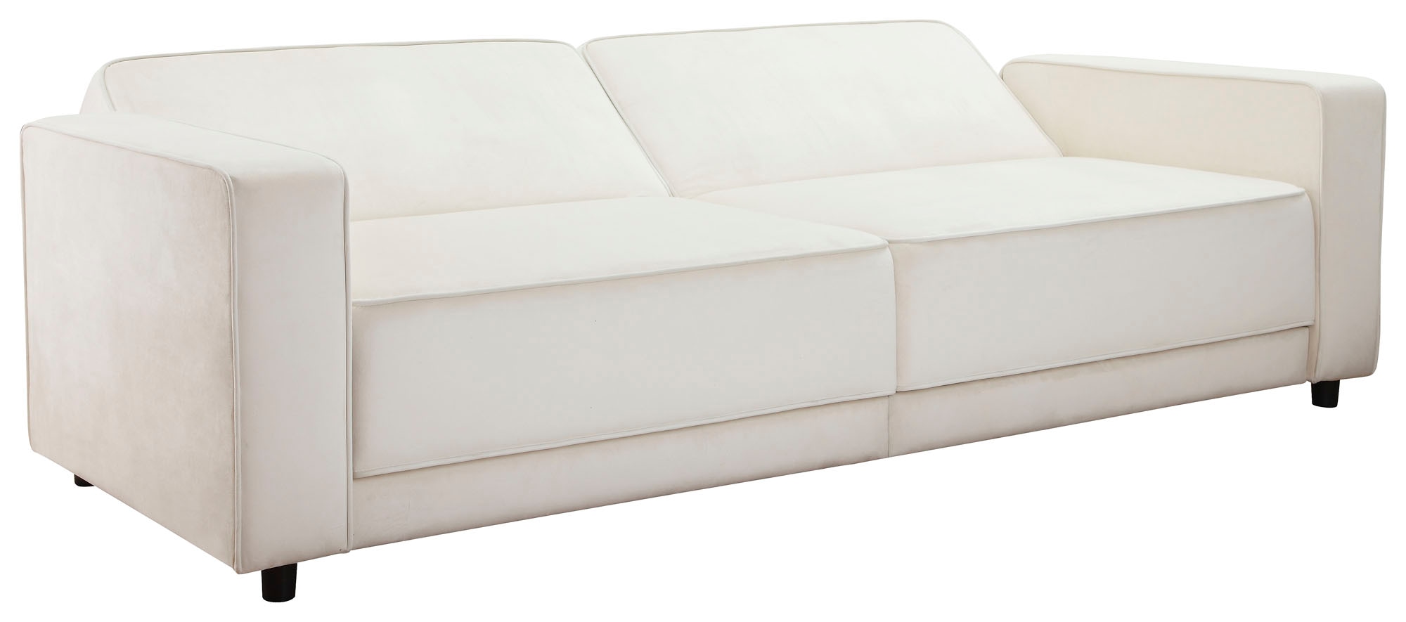 Dorel Home 3-Sitzer »Allie Schlafsofa 225 cm«, Bett-Funktion (108/190cm), trendiger Cord o. pflegeleichter Velours