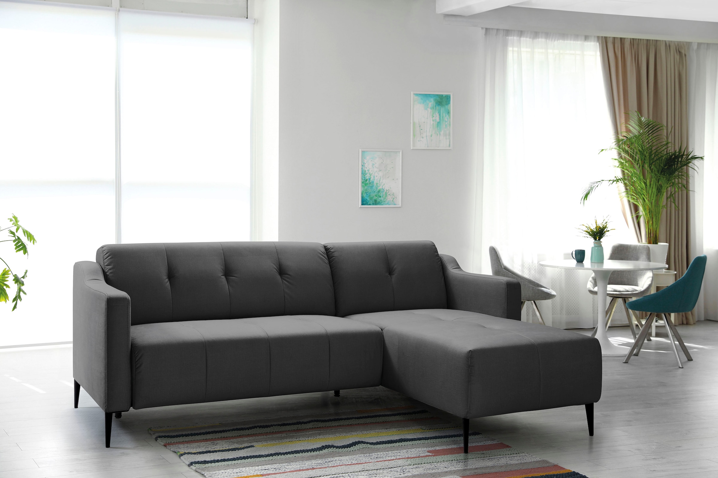 exxpo - sofa shoppen Jelmoli-Versand mit fashion Sitztiefenverstellung, elektrischer »Svalbard«, online Raum Ecksofa im frei wahlweise 