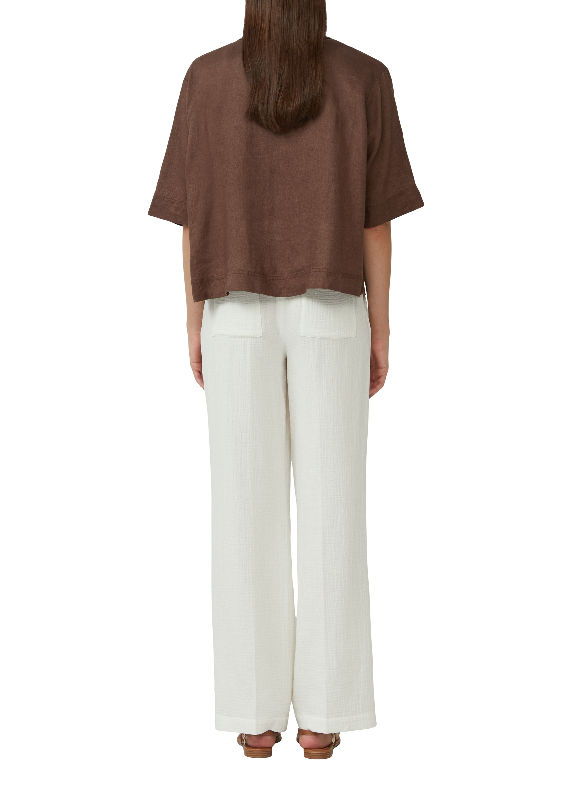 s.Oliver Hemdbluse, mit Knopfleiste und Hemdblusenkragen