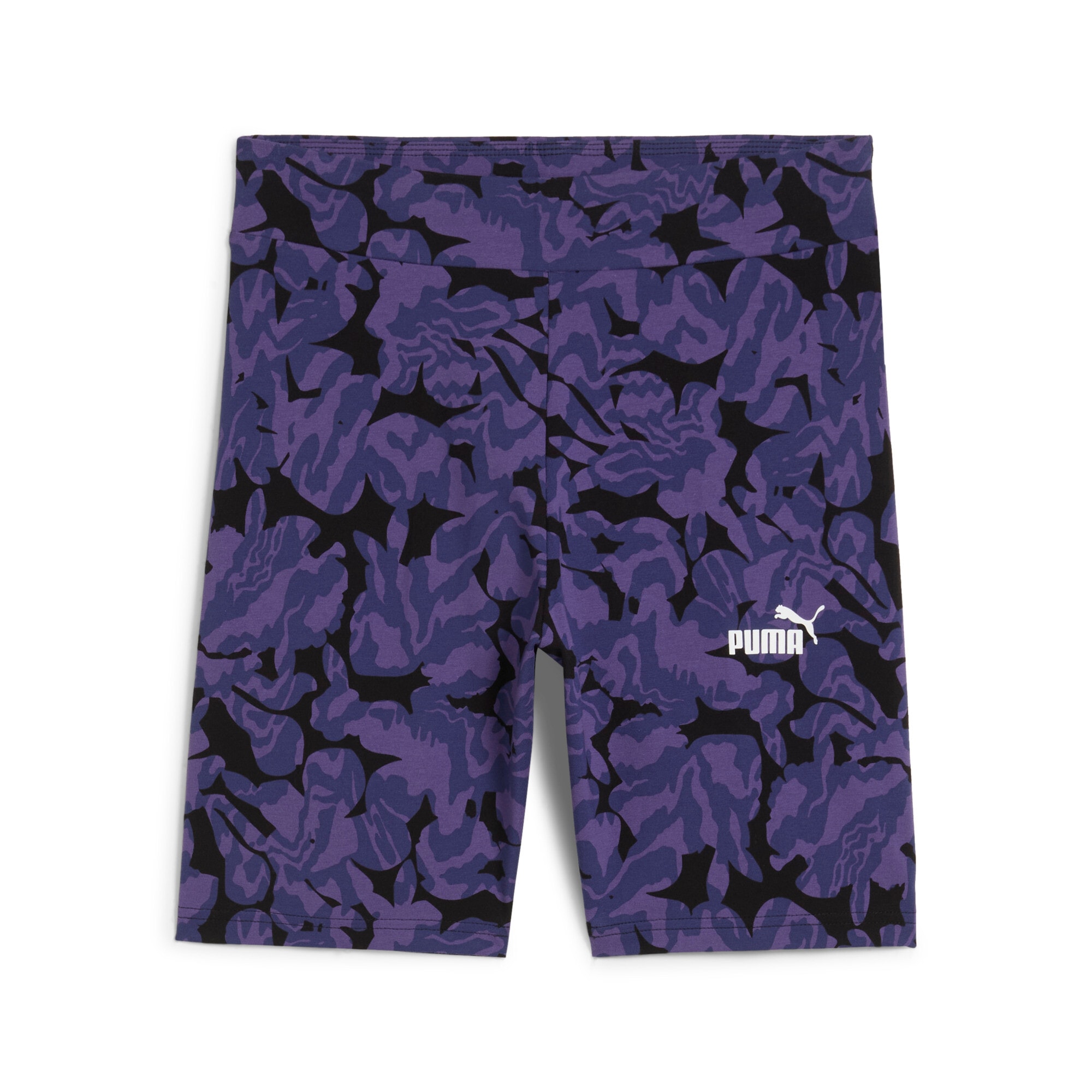 PUMA Leggings »ESS NATURE 2.0 HIGH-WAIST AOP SHORT LEGGINGS 7"« mit grafischem Allover-Print, pflegeleicht, schmale Passform