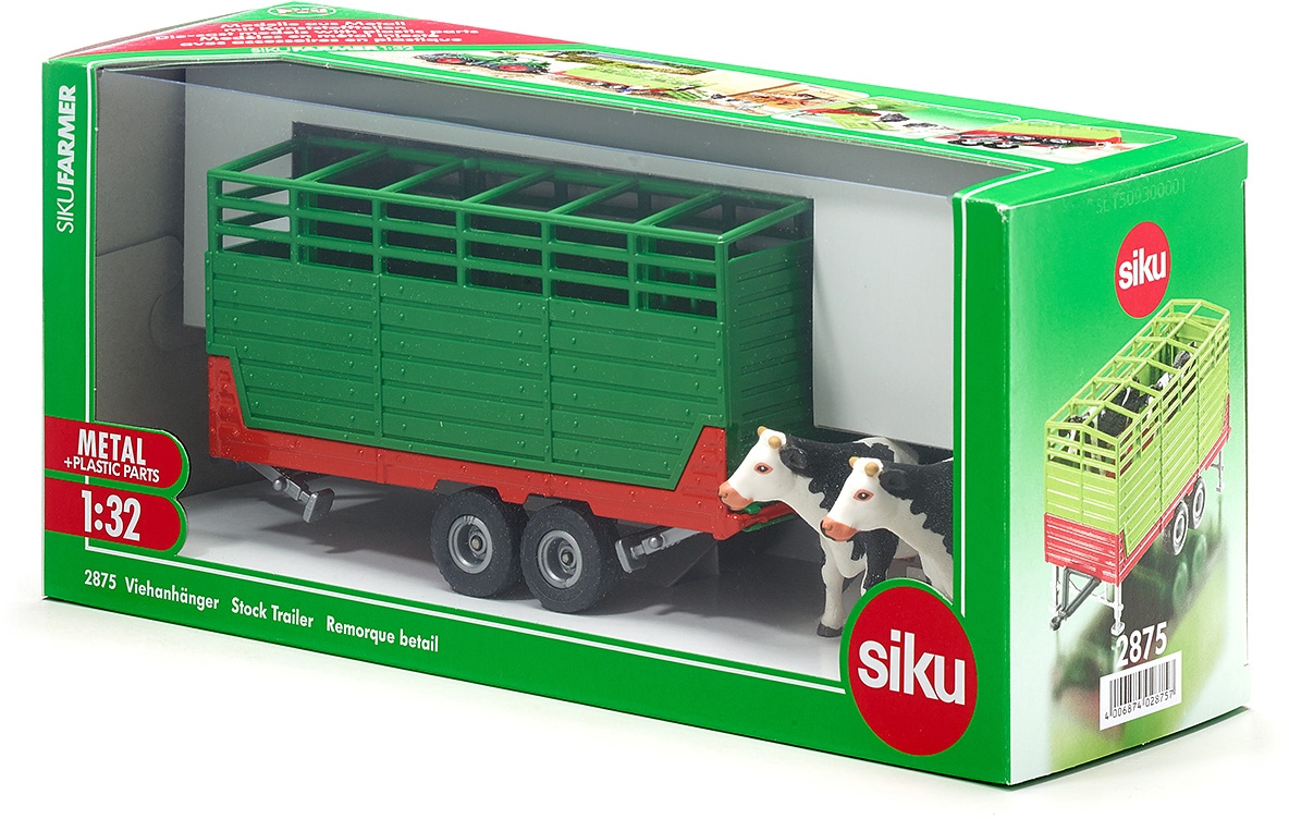 Siku Spielfahrzeug-Anhänger »SIKU Farmer, Viehanhänger (2875)«, passend für SIKU Farmer Traktoren und Fahrzeuge im Massstab 1:32