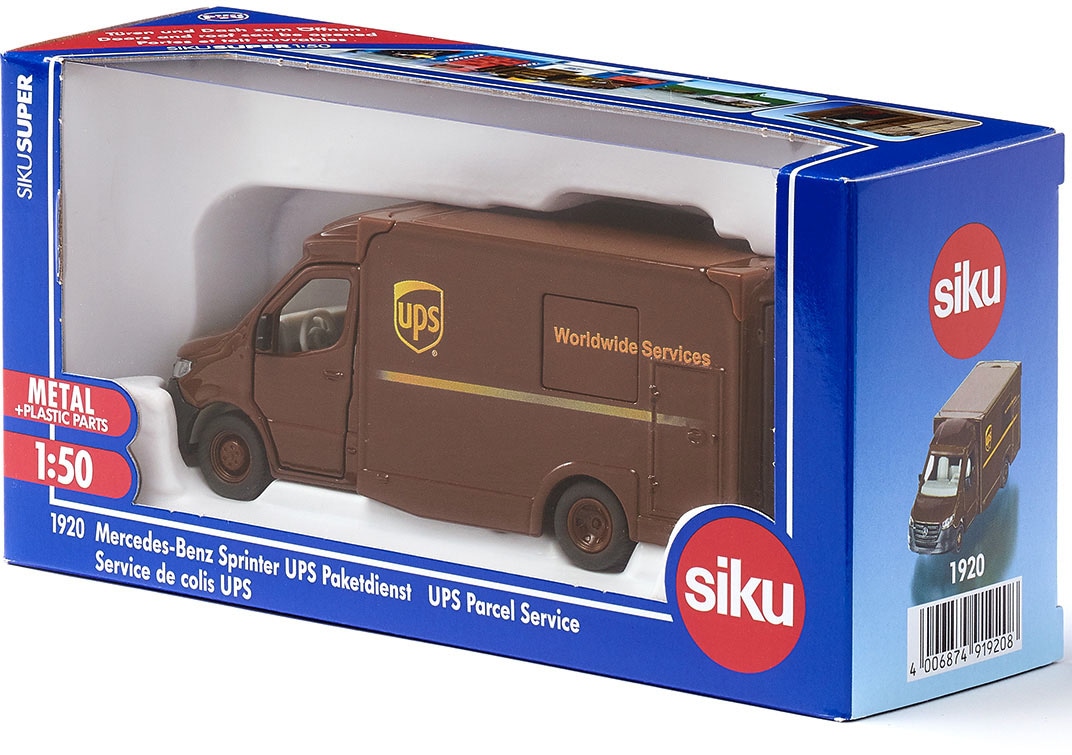 Siku Spielzeug-Transporter »SIKU Super, Mercedes-Benz Sprinter UPS Paketdienst (1920)«