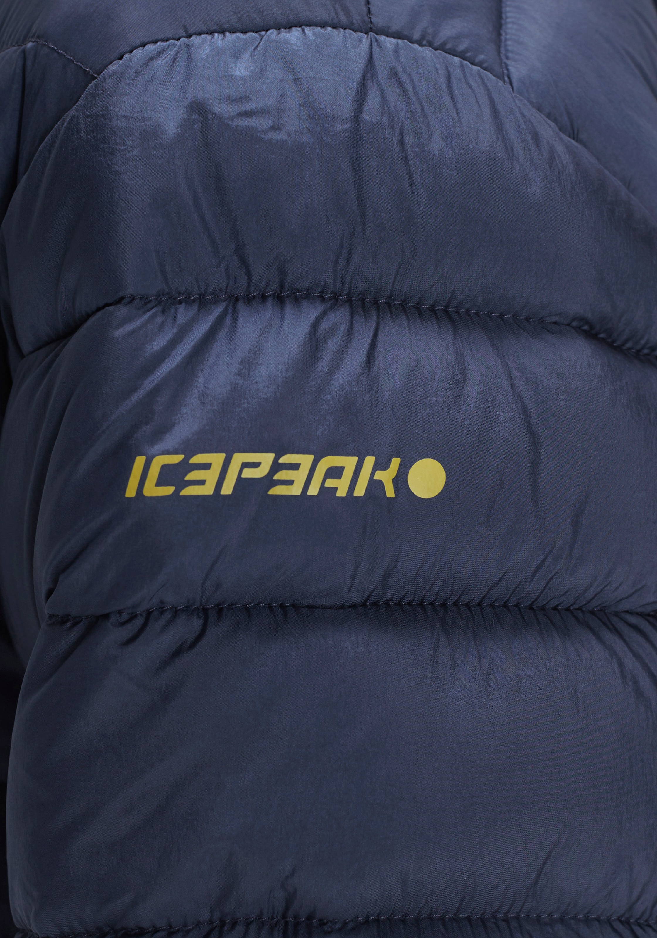 Icepeak Funktionsjacke »PENIG JR - für Kinder«, mit Kapuze, mit kontrastfarbenem Logoschriftzug am Oberarm