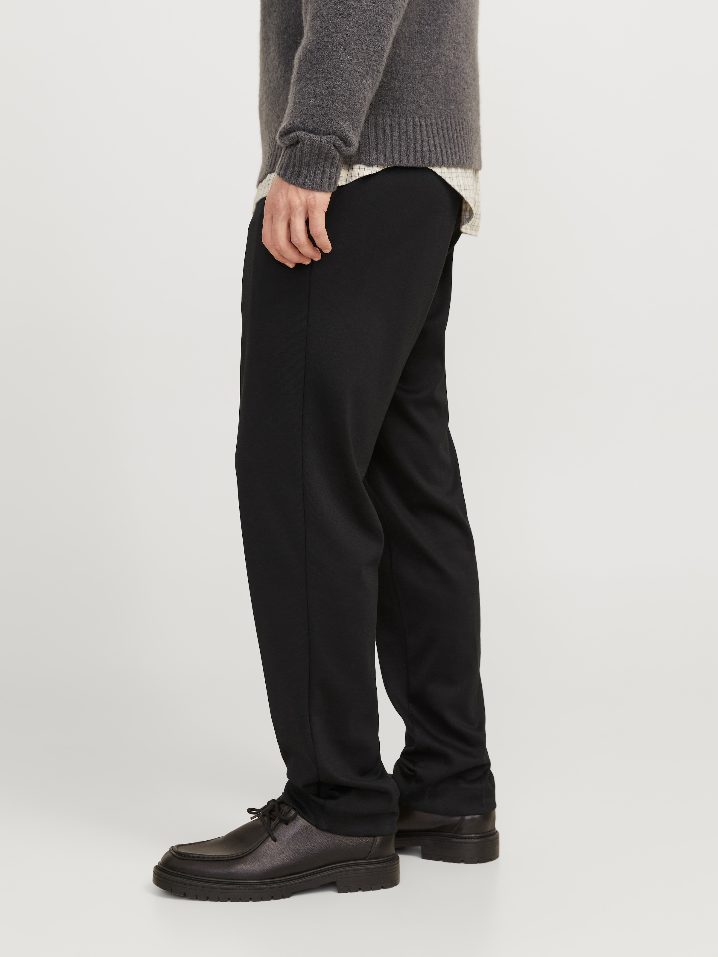 Jack & Jones Anzughose »JPRJAXON Businesshose mit mittlerer Bundhöhe«, unifarben, modisch, slim fit, Materialmix