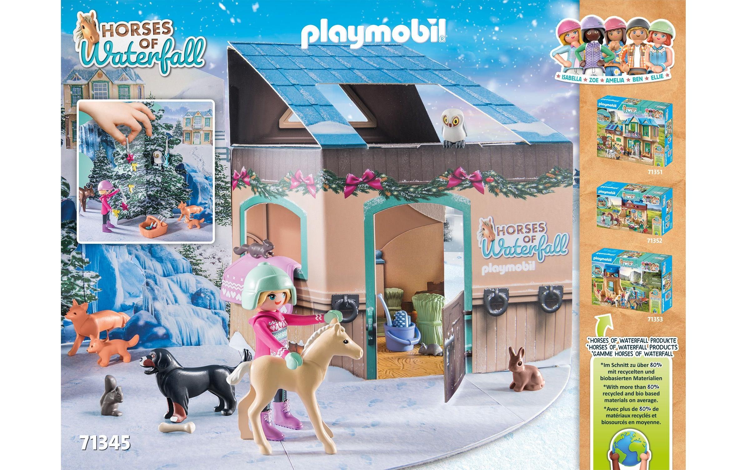 Playmobil® Adventskalender »Pferde: Weihnachtliche Schlittenfahrt 2024«, ab 4 Jahren
