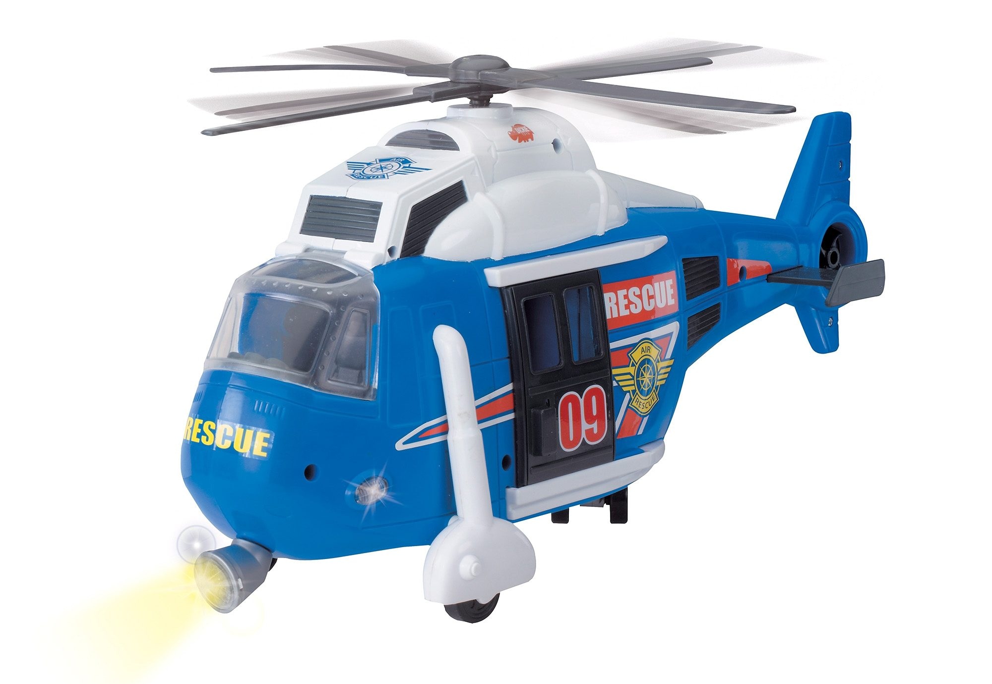 Dickie Toys Spielzeug-Hubschrauber, mit drehbarem Rotor, Licht und Sound