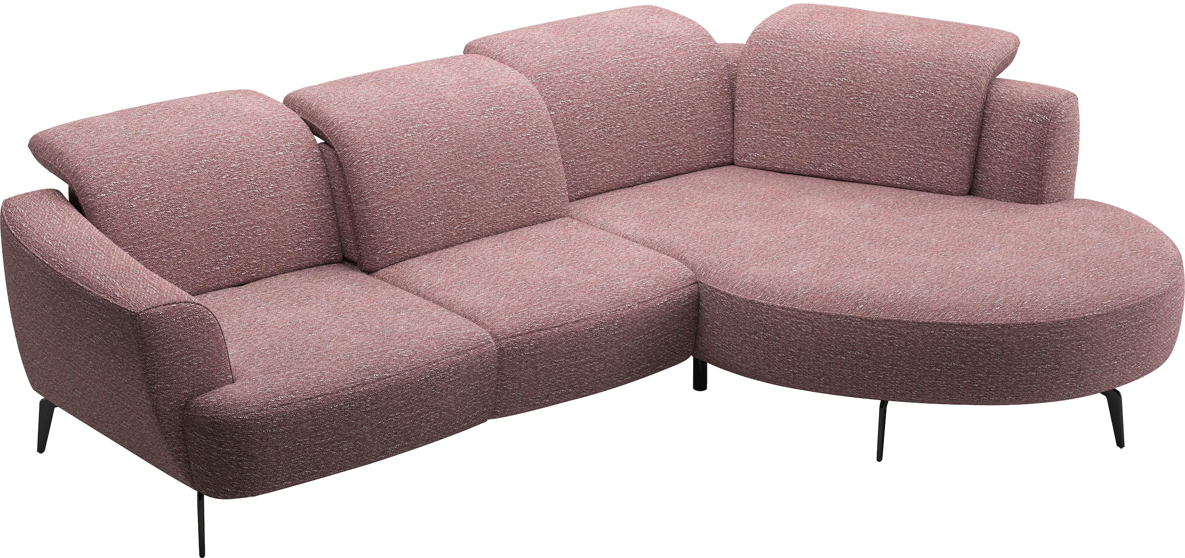 sit&more Ecksofa »Zoe«, ink.Sitztiefenverstellung, wahlweise mit Kopfteilverstellung
