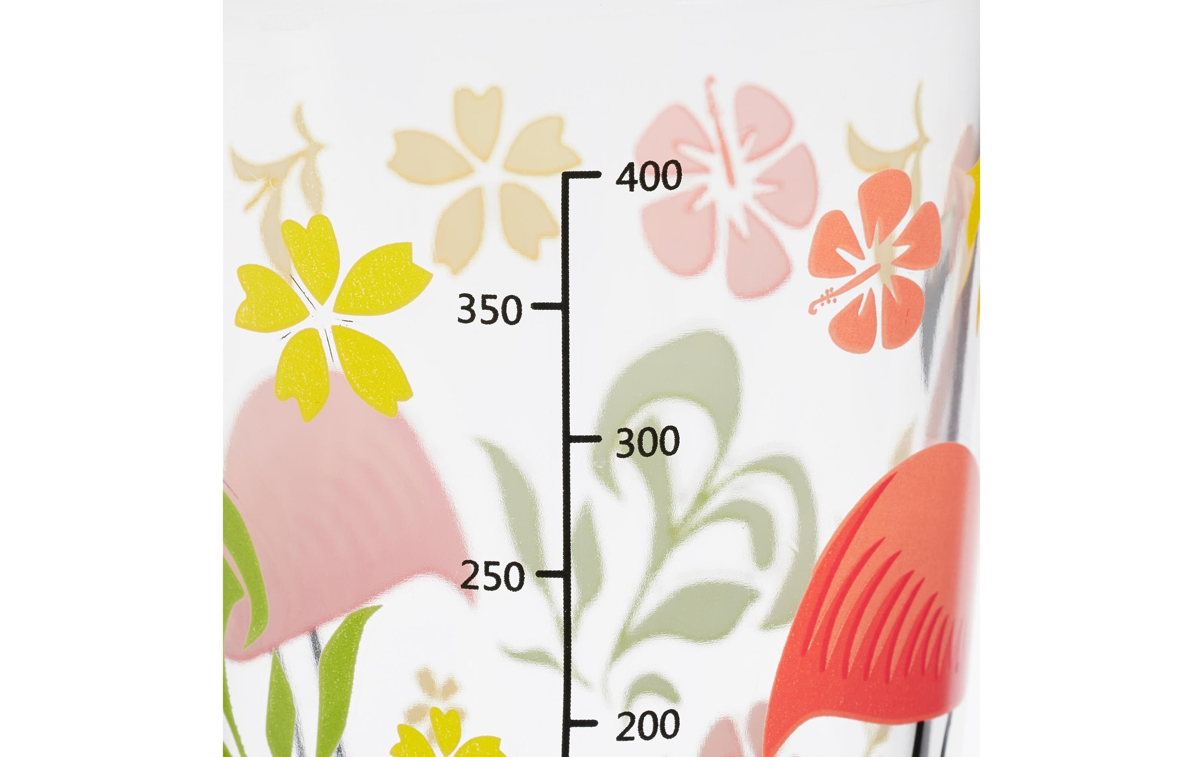 relaxdays Glas »Flamingo 4 Stück 450 ml«