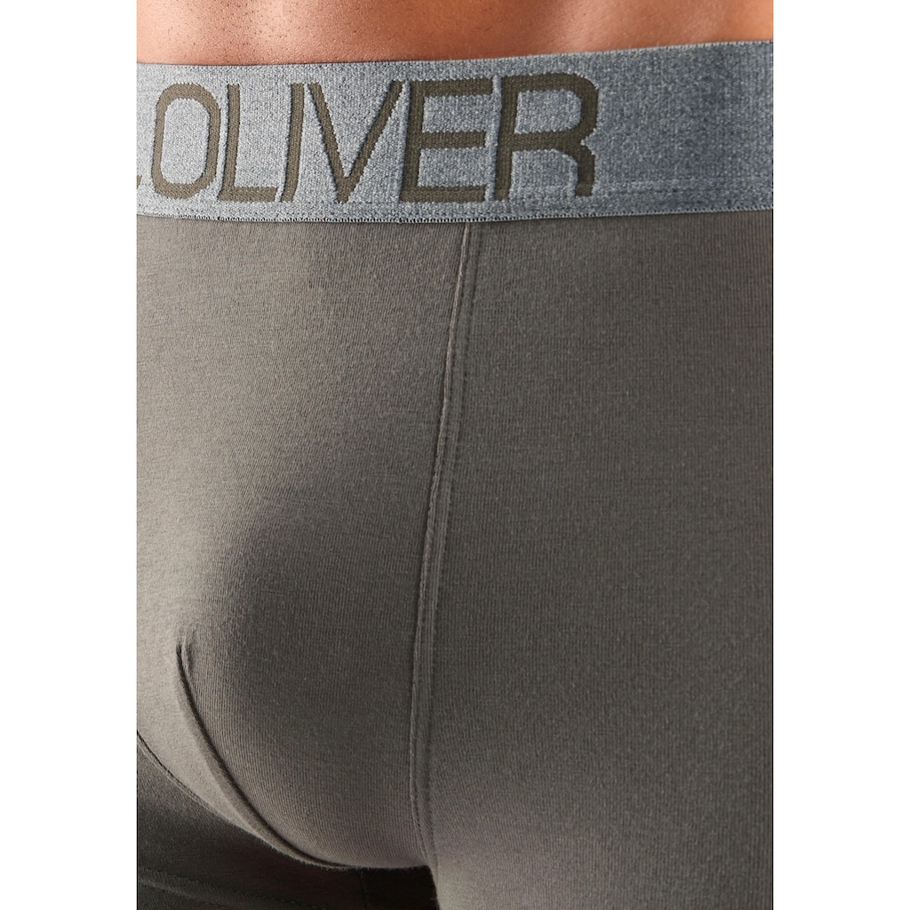 s.Oliver Boxershorts, (Packung, 4 St.)