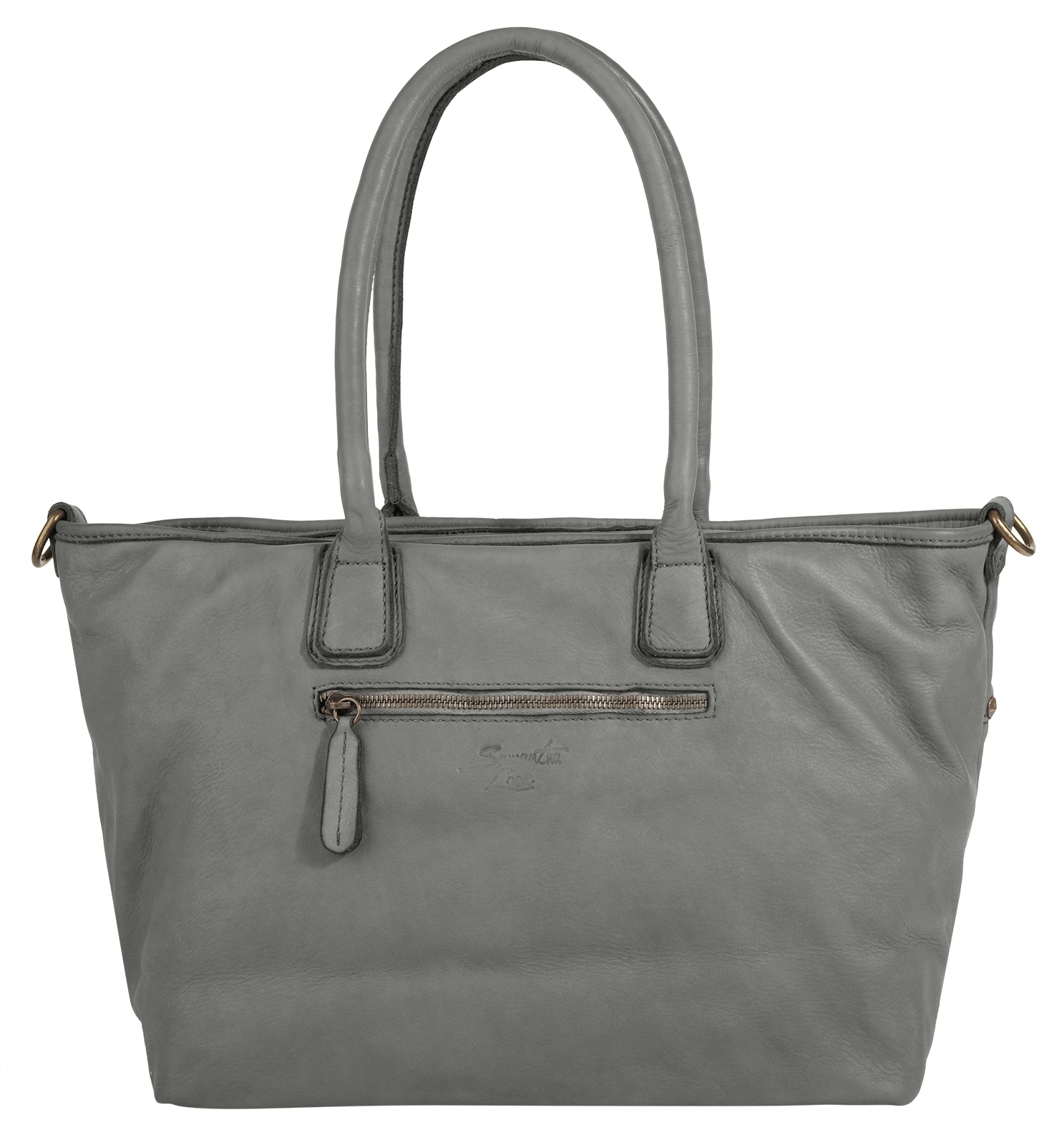 Samantha Look Shopper, echt Leder, Made in Italy