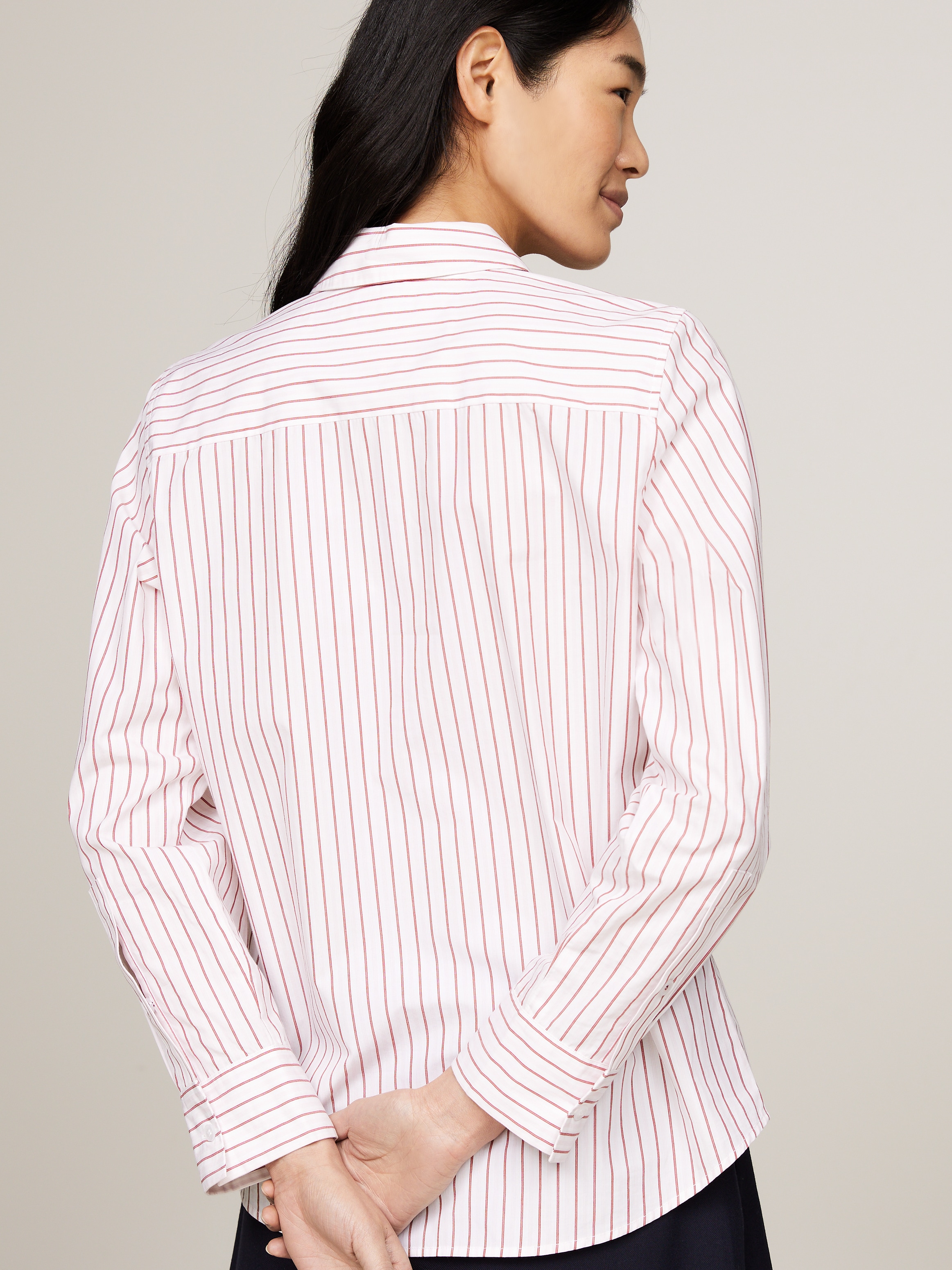 Tommy Hilfiger Hemdbluse »STRIPE REGULAR SHIRT«, mit Streifendessin