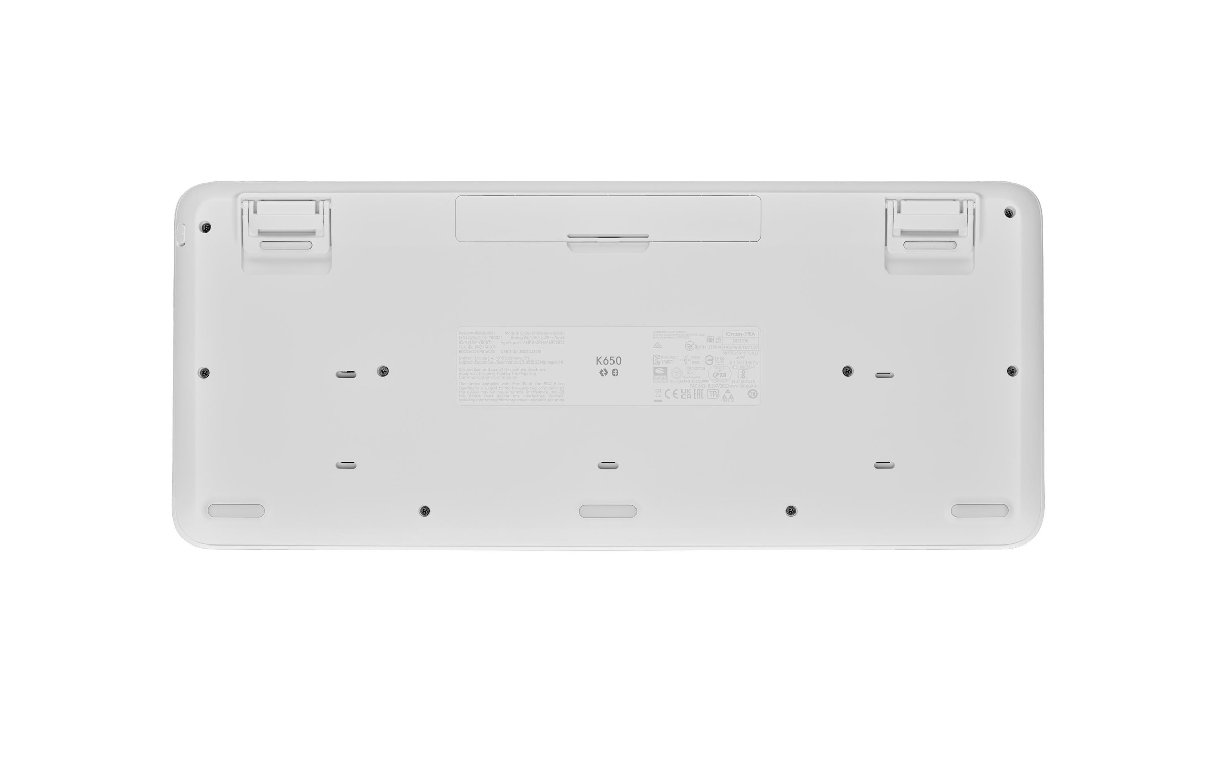 Logitech Tastatur- und Maus-Set »Logitech MK650 for Business white«