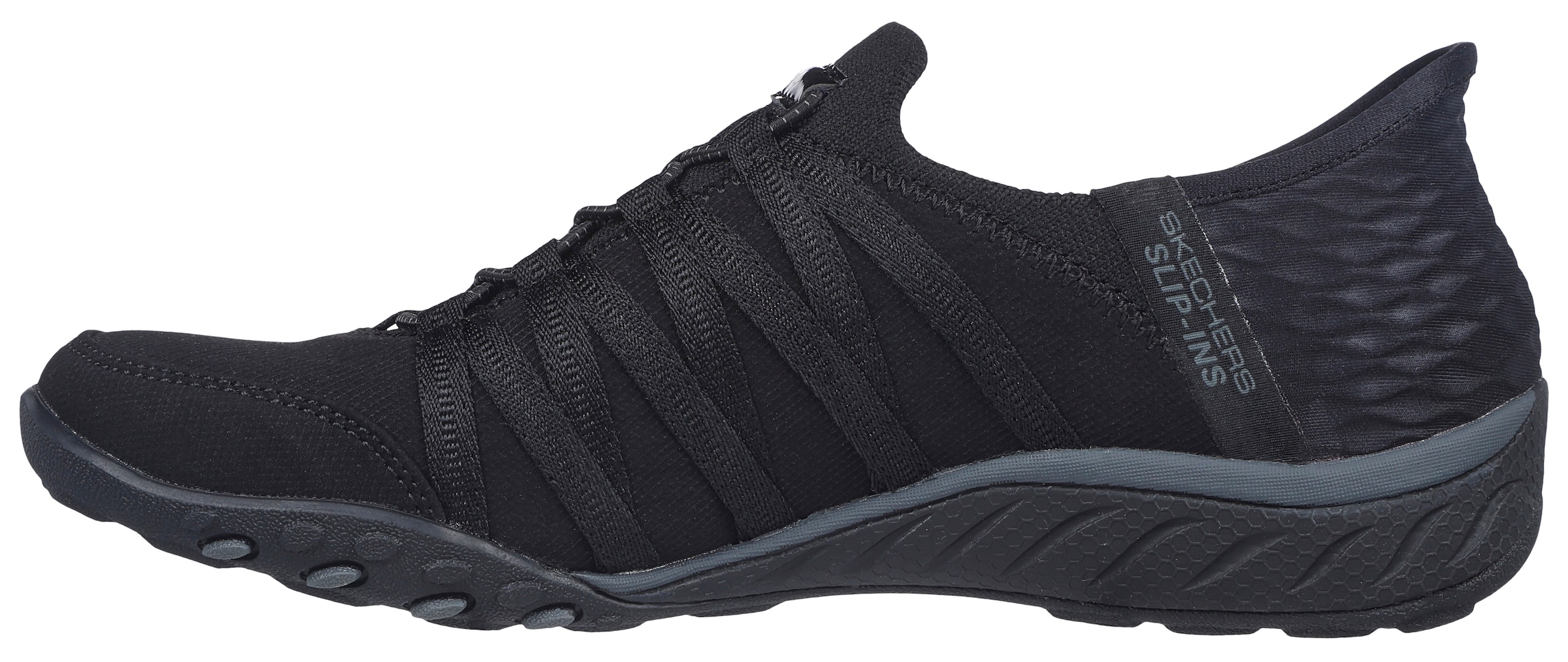 Skechers Slip-On Sneaker »BREATHE-EASY-ROLL-WITH-ME«, Freizeitschuh für Maschinenwäsche geeignet