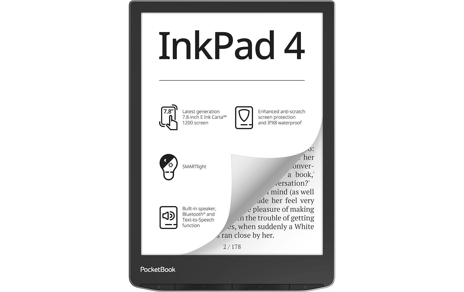 PocketBook E-Book »Reader InkPad 4 Silberfarben«