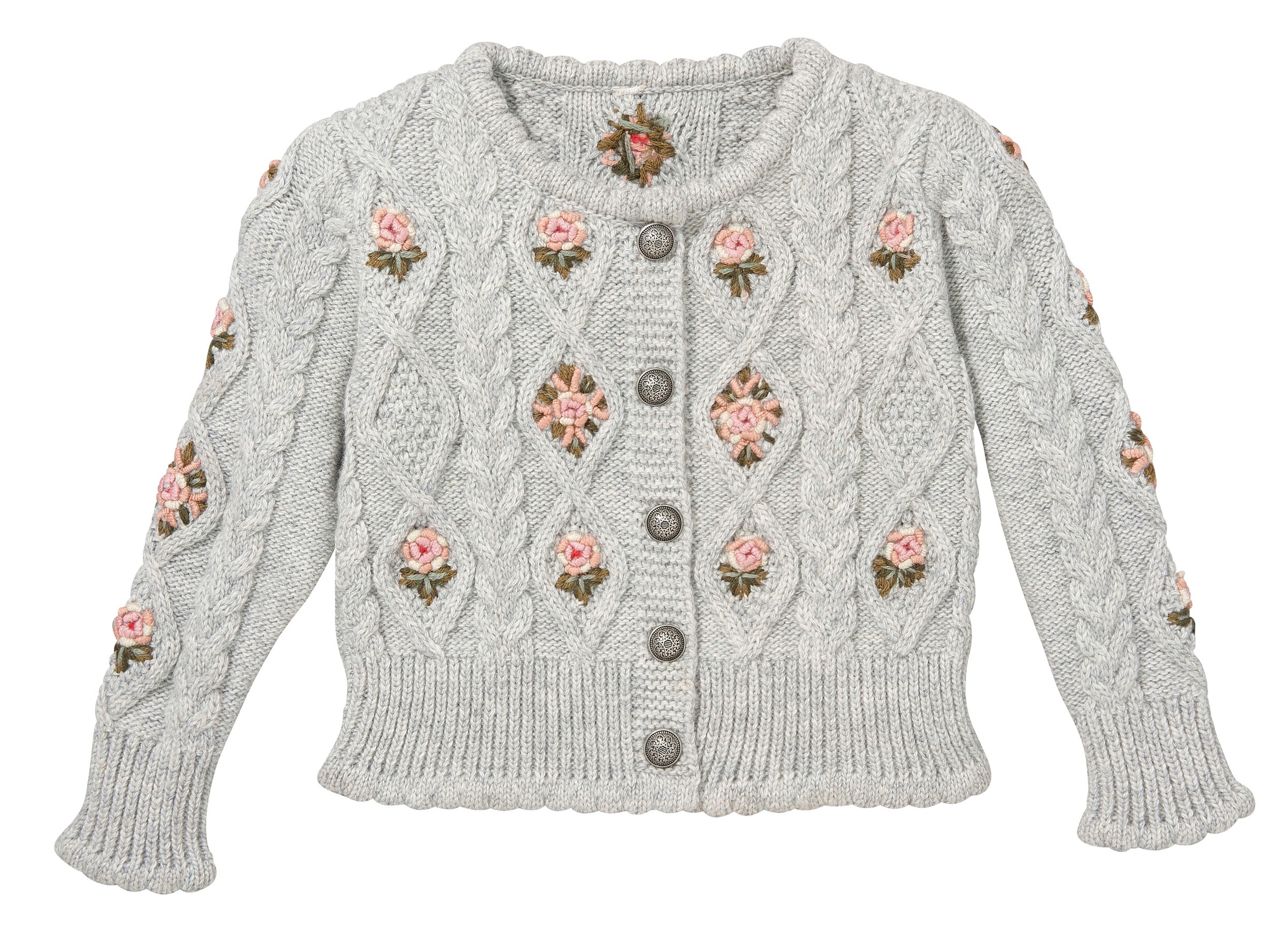 KRÜGER KIDS Trachtenstrickjacke, mit Blumenapplikationen kaufen