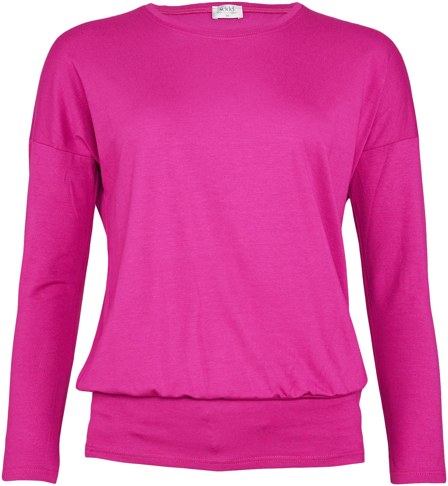 Seidel Moden Langarmshirt, mit breitem, elastischen Bund - MADE IN GERMANY