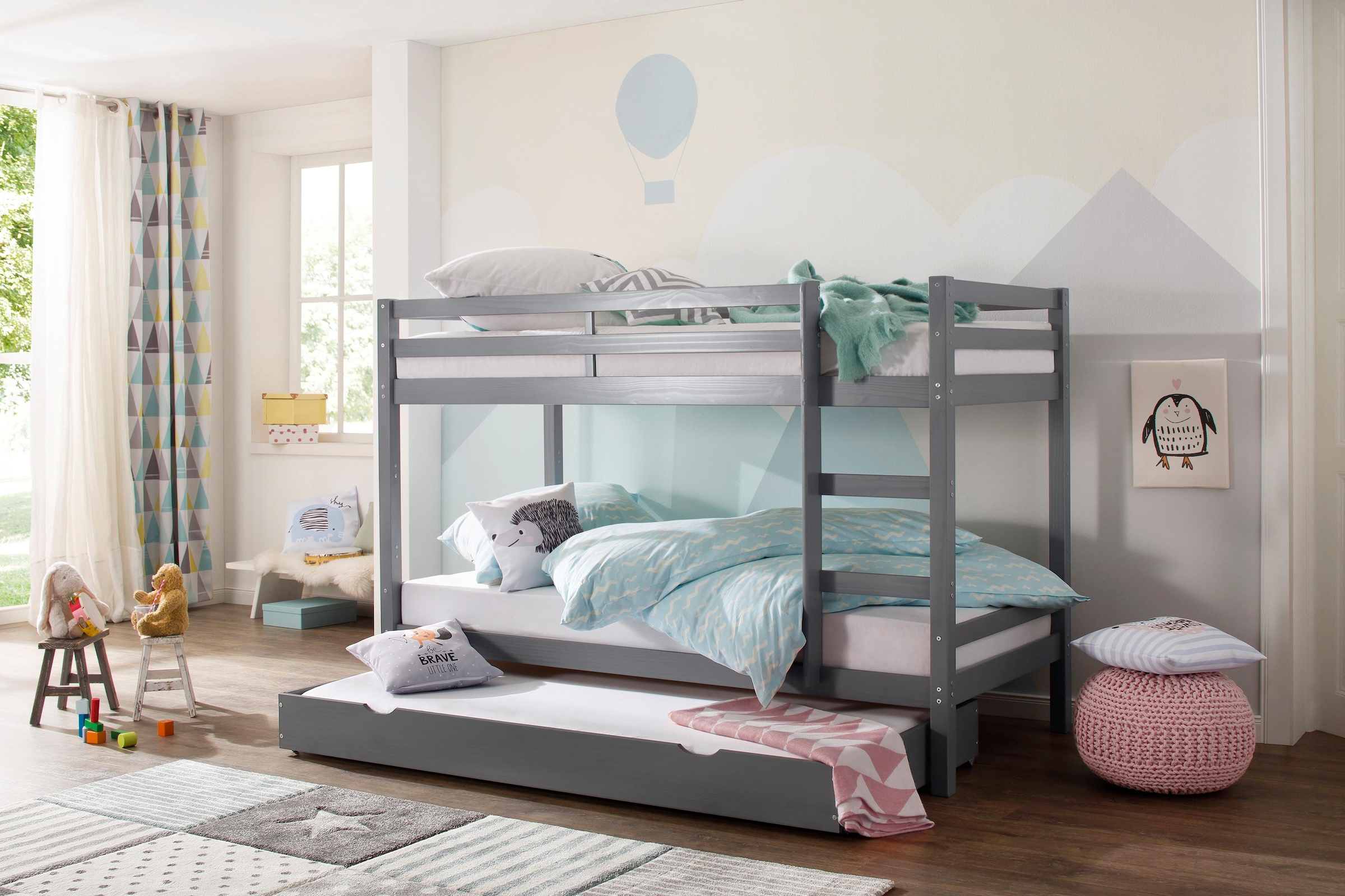 ✵ Lüttenhütt Etagenbett »Alpi, Deal für begrenzte Zeit!«, aus schönem  massivem Kiefernholz, Stockbett, Liegeflächenlänge 200 cm günstig kaufen |  Jelmoli-Versand