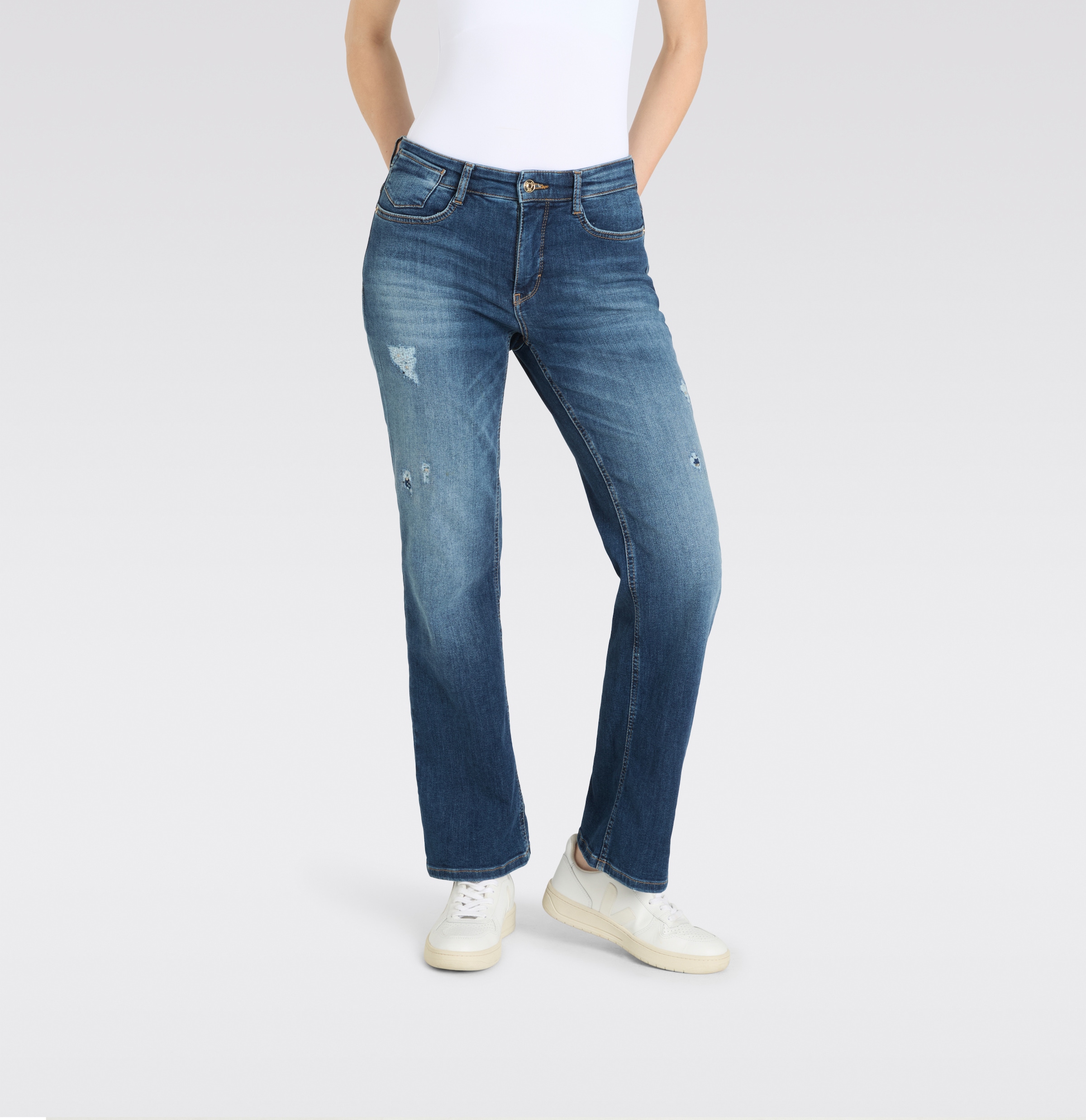 MAC Bootcut-Jeans »LAURA«, im Five-Pocket Style