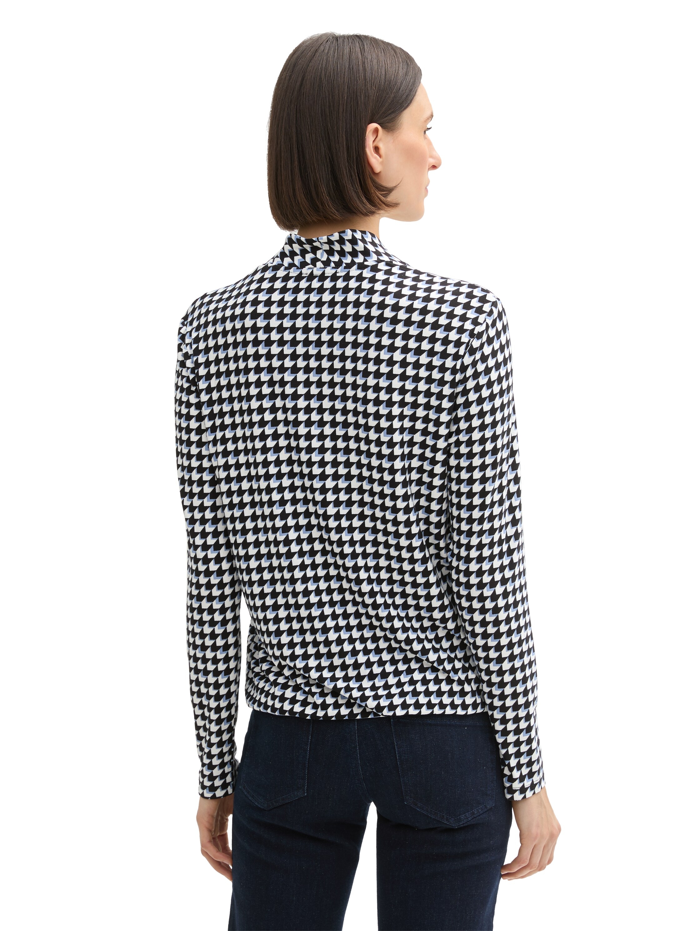 TOM TAILOR Langarmshirt, mit All-Over Print