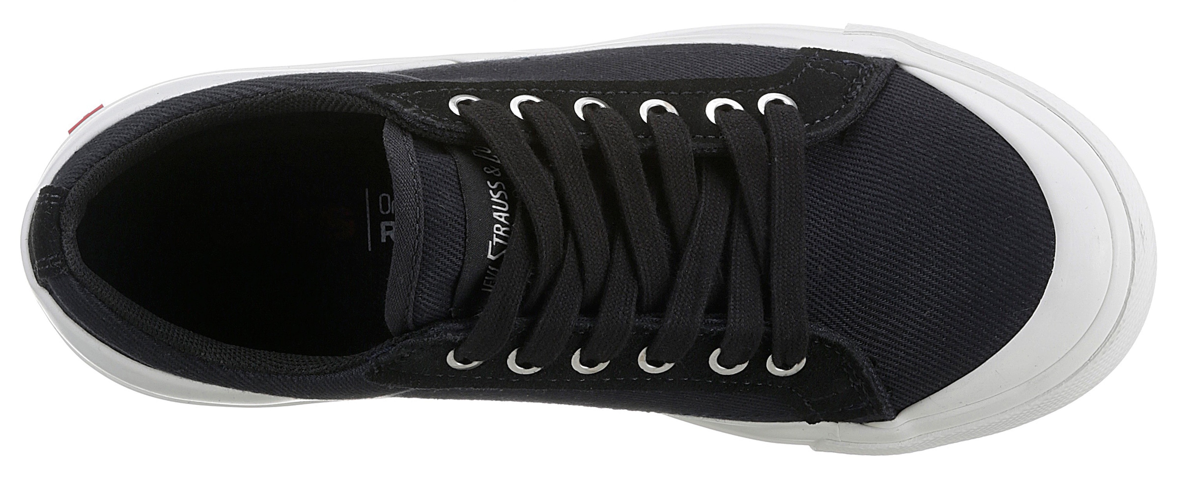 Levi's® Plateausneaker »LS1 LOW S«, mit Kontrast-Ziernähte, Freizeitschuh, Halbschuh, Schnürschuh