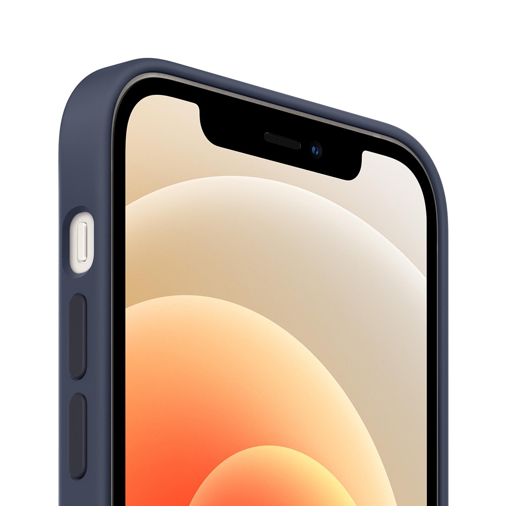 Apple Smartphone Silikon Case mit MagSafe, iPhone 12 / 12 Pro, Dunkelmarine