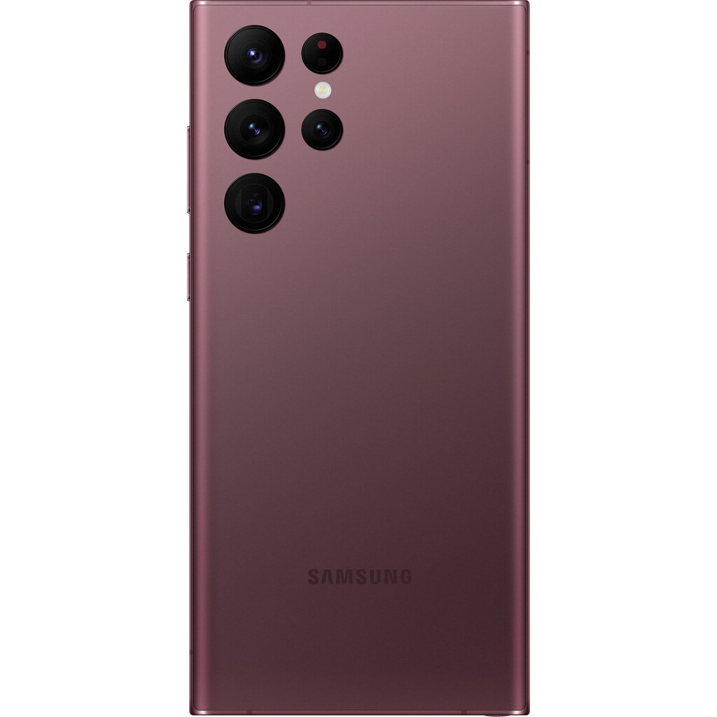 Samsung Smartphone »Galaxy S22 Ultra«, Burgundy, 17,3 cm/6,8 Zoll, 256 GB Speicherplatz, 108 MP Kamera