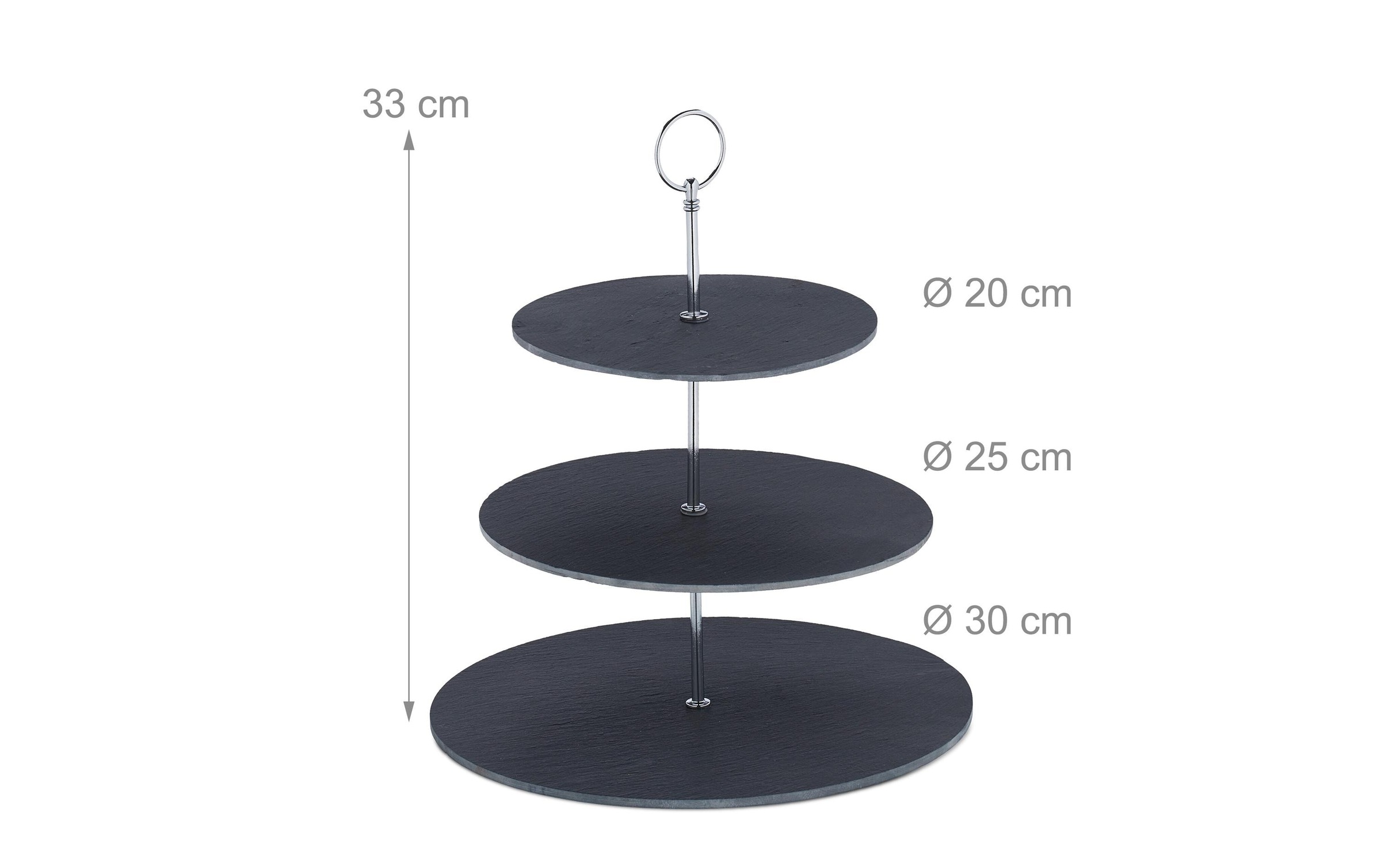 relaxdays Etagere "3-stufig"