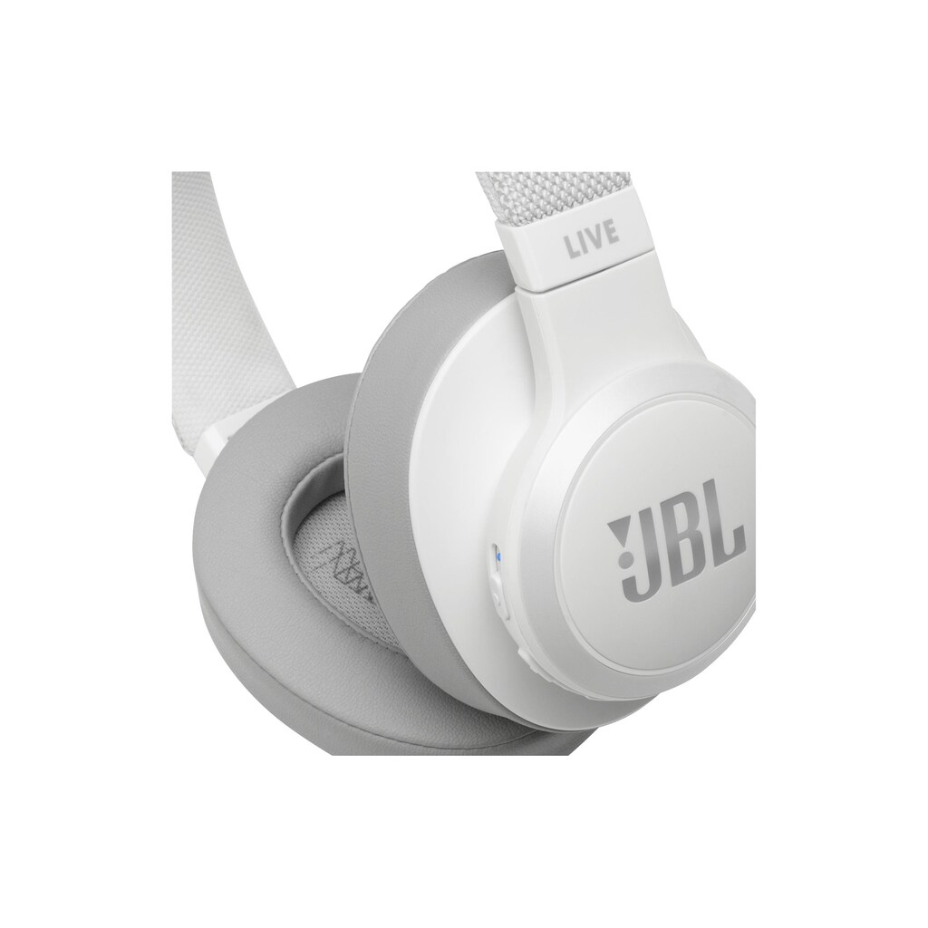 JBL Over-Ear-Kopfhörer »LIVE 500BT Weiss«, Sprachsteuerung