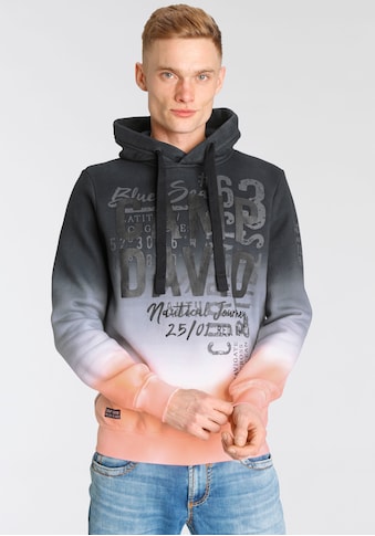 CAMP DAVID Kapuzensweatshirt, mit modischem Farbverlauf kaufen