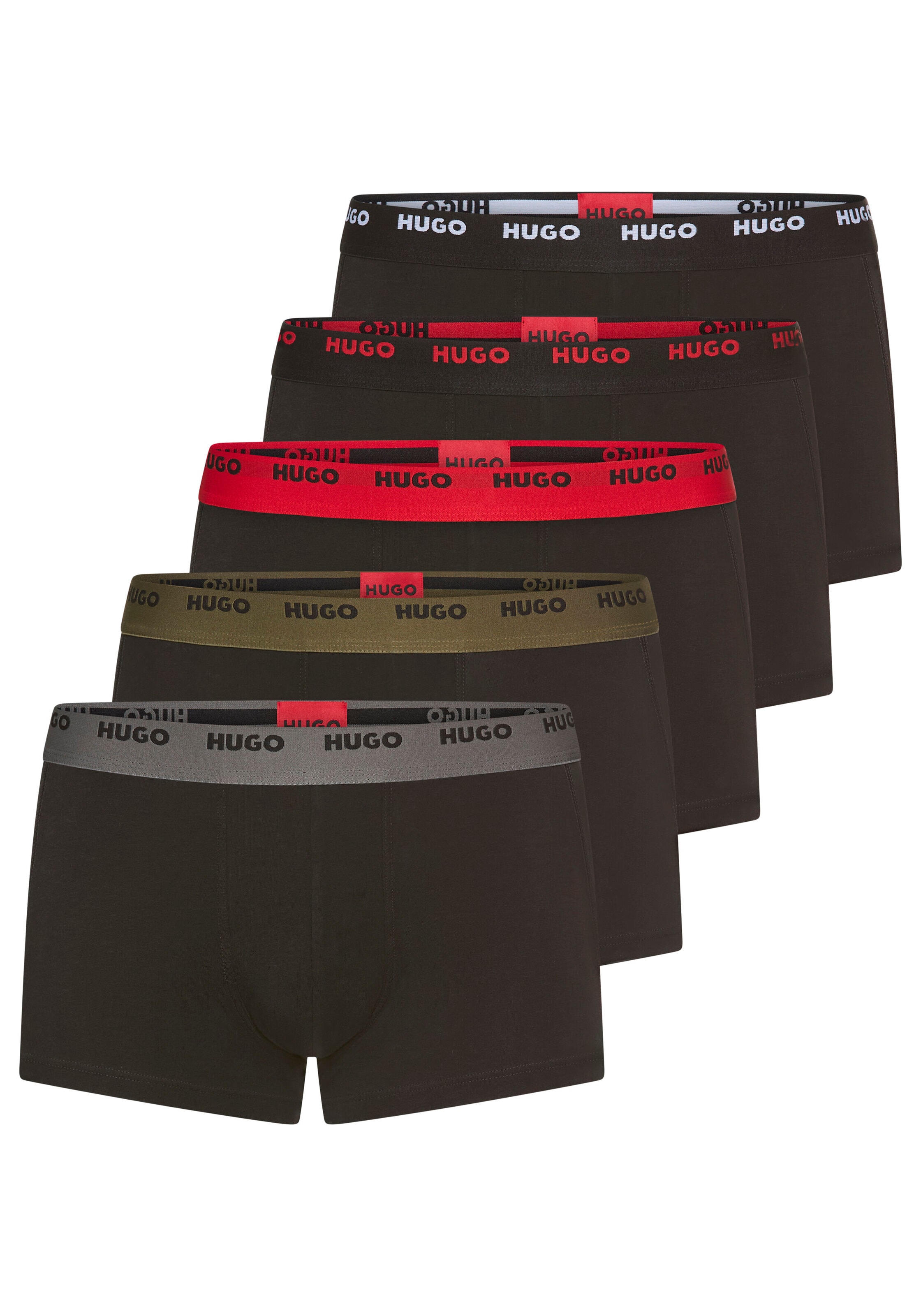 HUGO Underwear Trunk »FIVE PACK« Packung, 5er-Pack, 5 Stk. mit HUGO Schriftzug