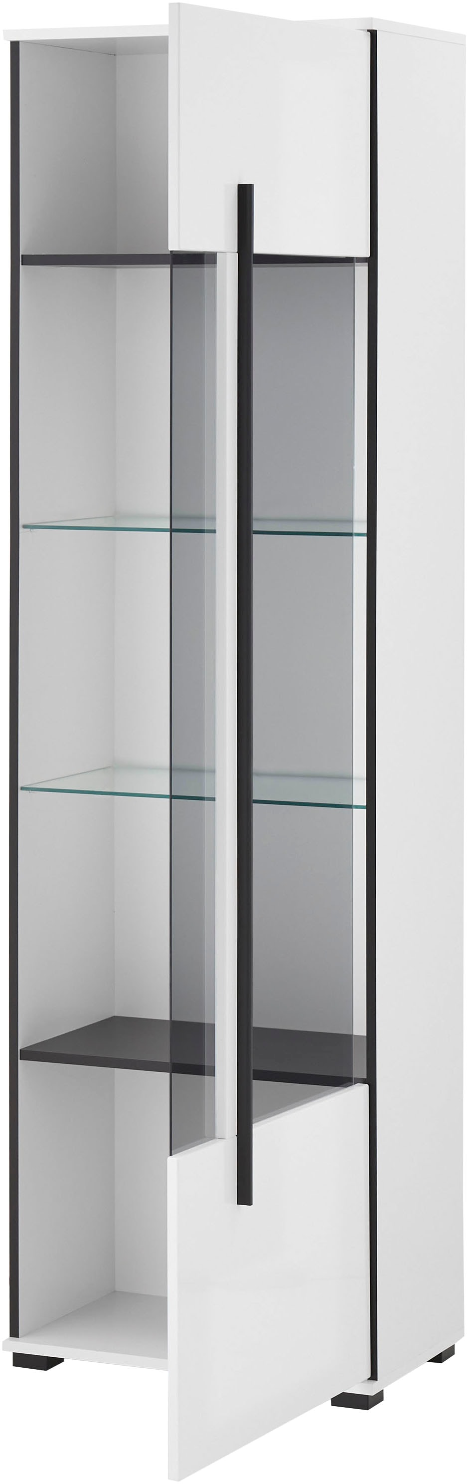INOSIGN Wohnwand »Cantara, moderne Anbauwand, Wohnzimmer-Set, in Eiche Evoke oder Weiss«, (Set, 4 St.)