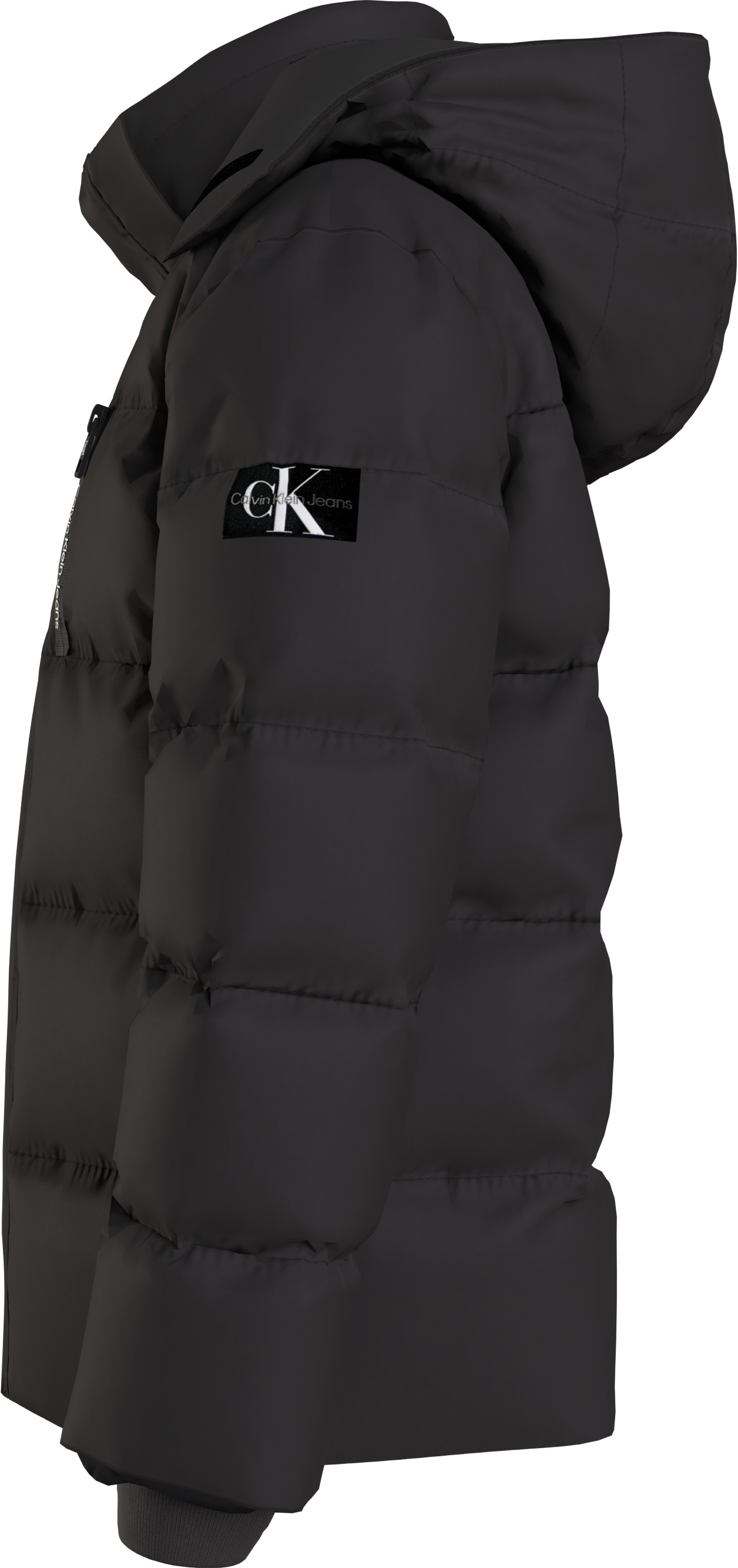 Calvin Klein Jeans Winterjacke »ESSENTIAL PUFFER JACKET«, mit Kapuze, für Kinder bis 16 Jahre und Calvin Klein Markenlabel