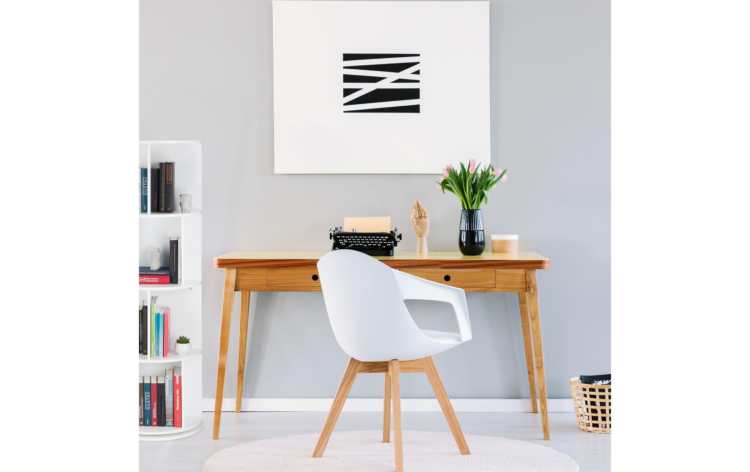 relaxdays Bücherregal »Bücherregal 138 x 50 cm, Weiss«