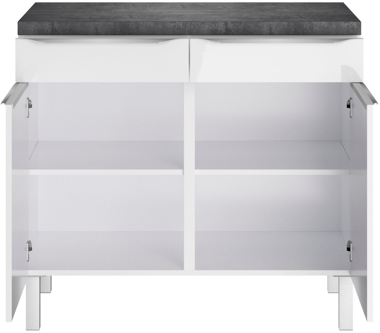 OPTIFIT Unterschrank »Lilly2«, Breite 100 cm, 2 Türen, 2 Einlegeböden