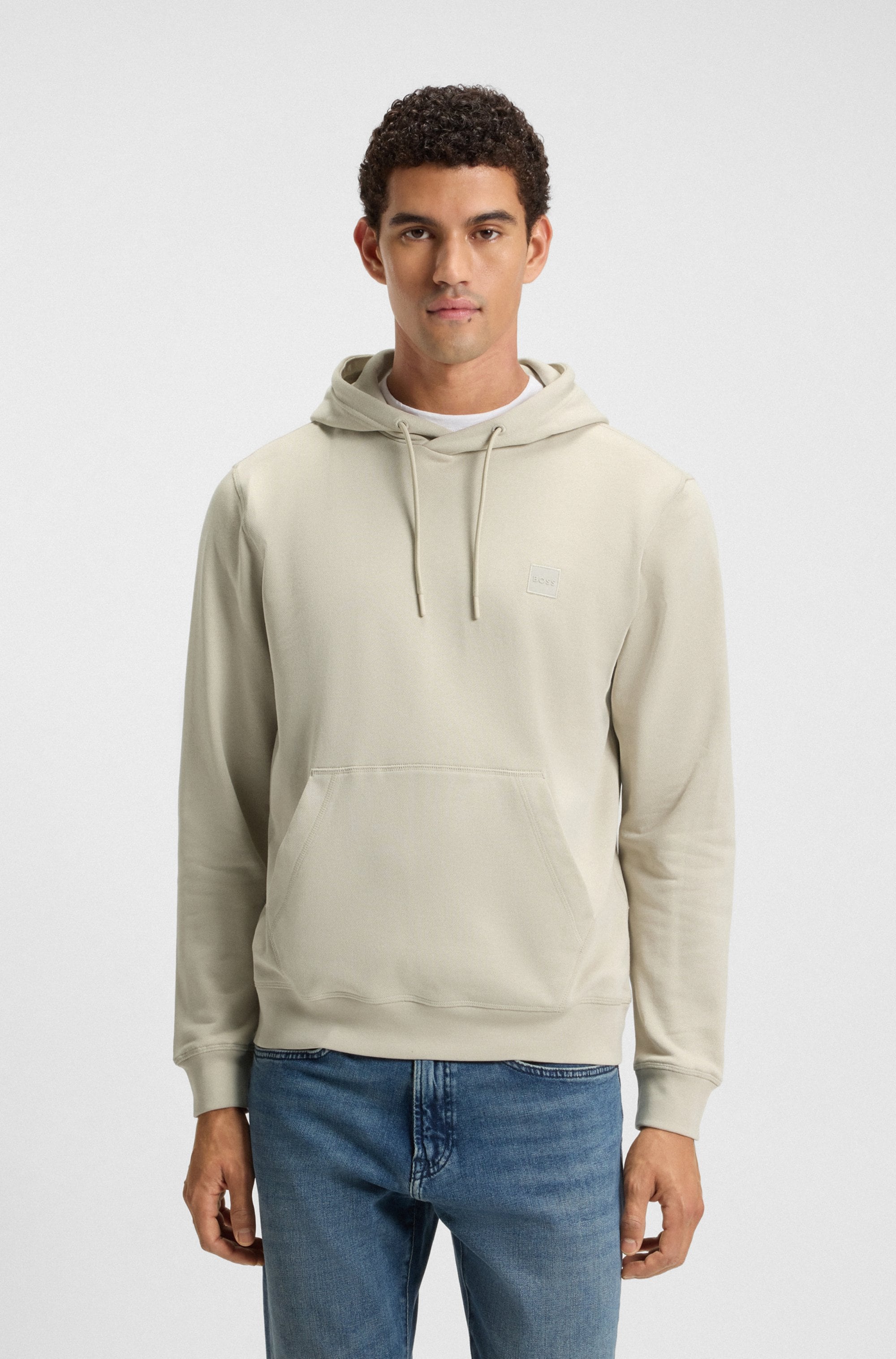 BOSS ORANGE Kapuzensweatshirt »Wetalk«, mit gesticktem BOSS Markenlabel