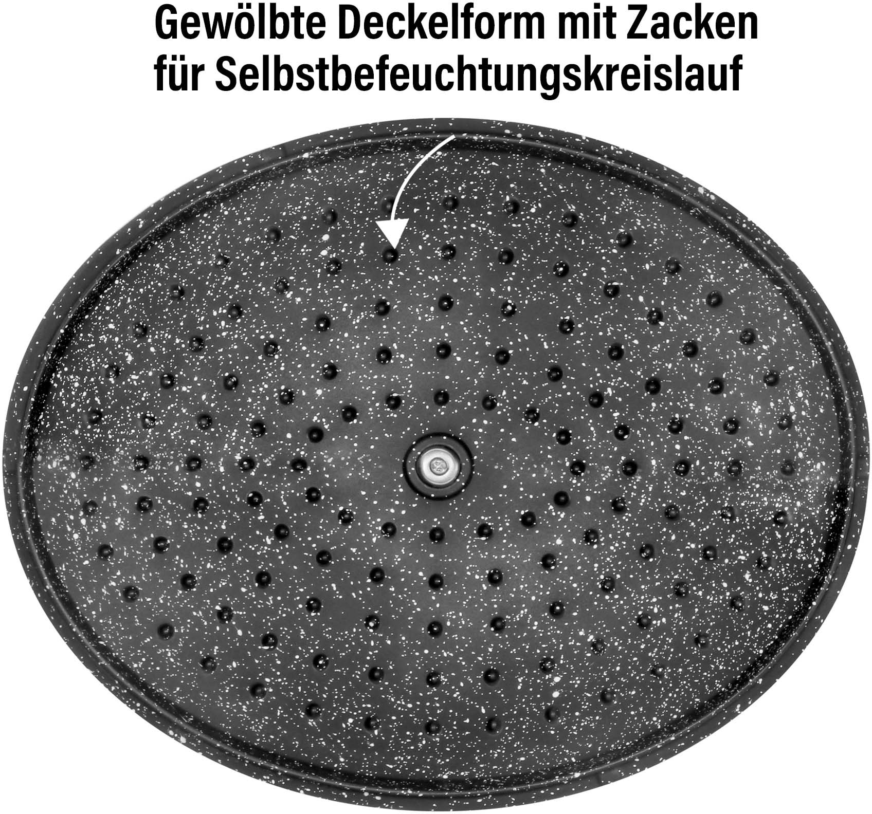 STONELINE Bräter, Aluminiumguss, (Set, 2 tlg.), induktionsgeeignet, inkl. Thermogriffschützern