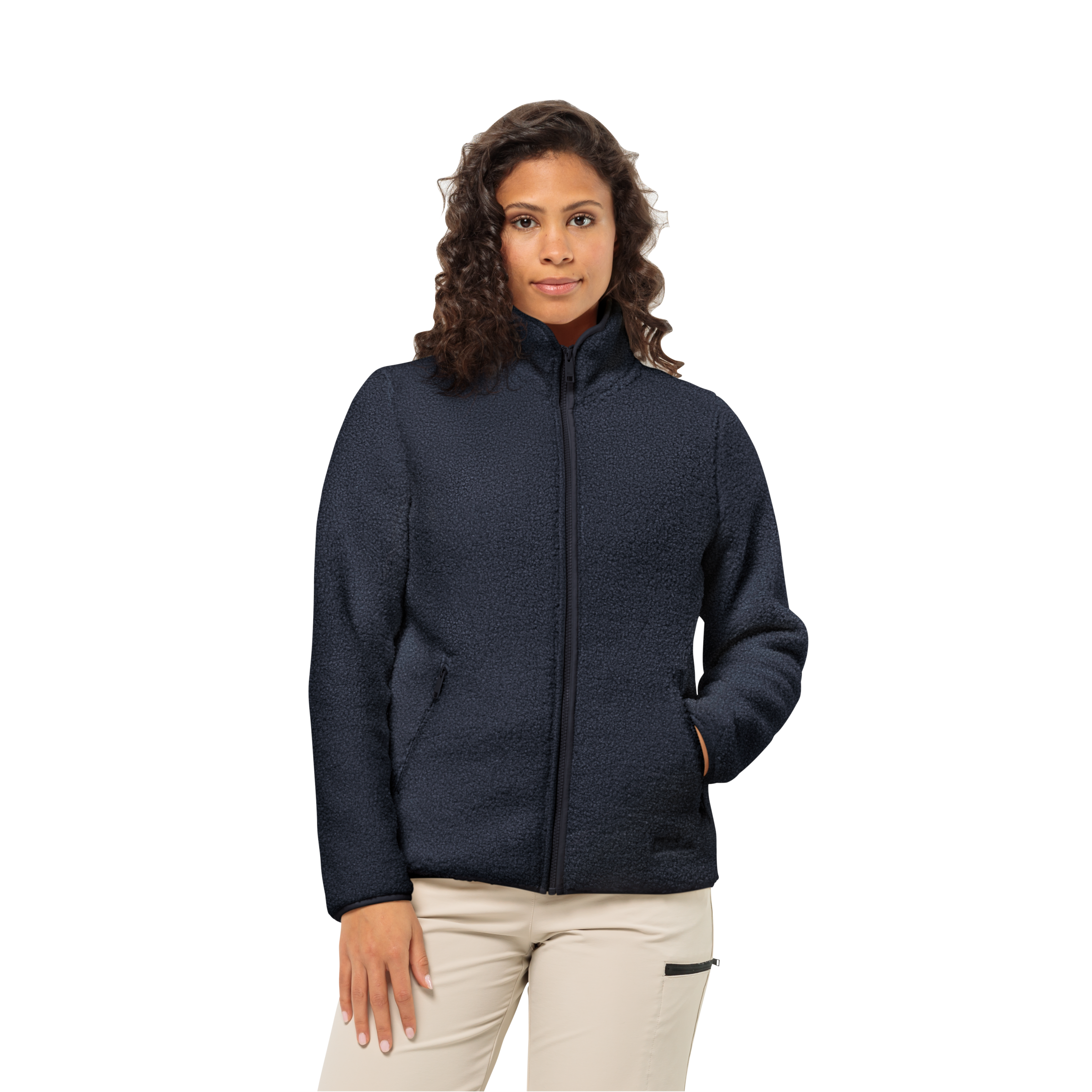 Jack Wolfskin Fleecejacke »HIGH CURL JACKET W«, mit Taschen