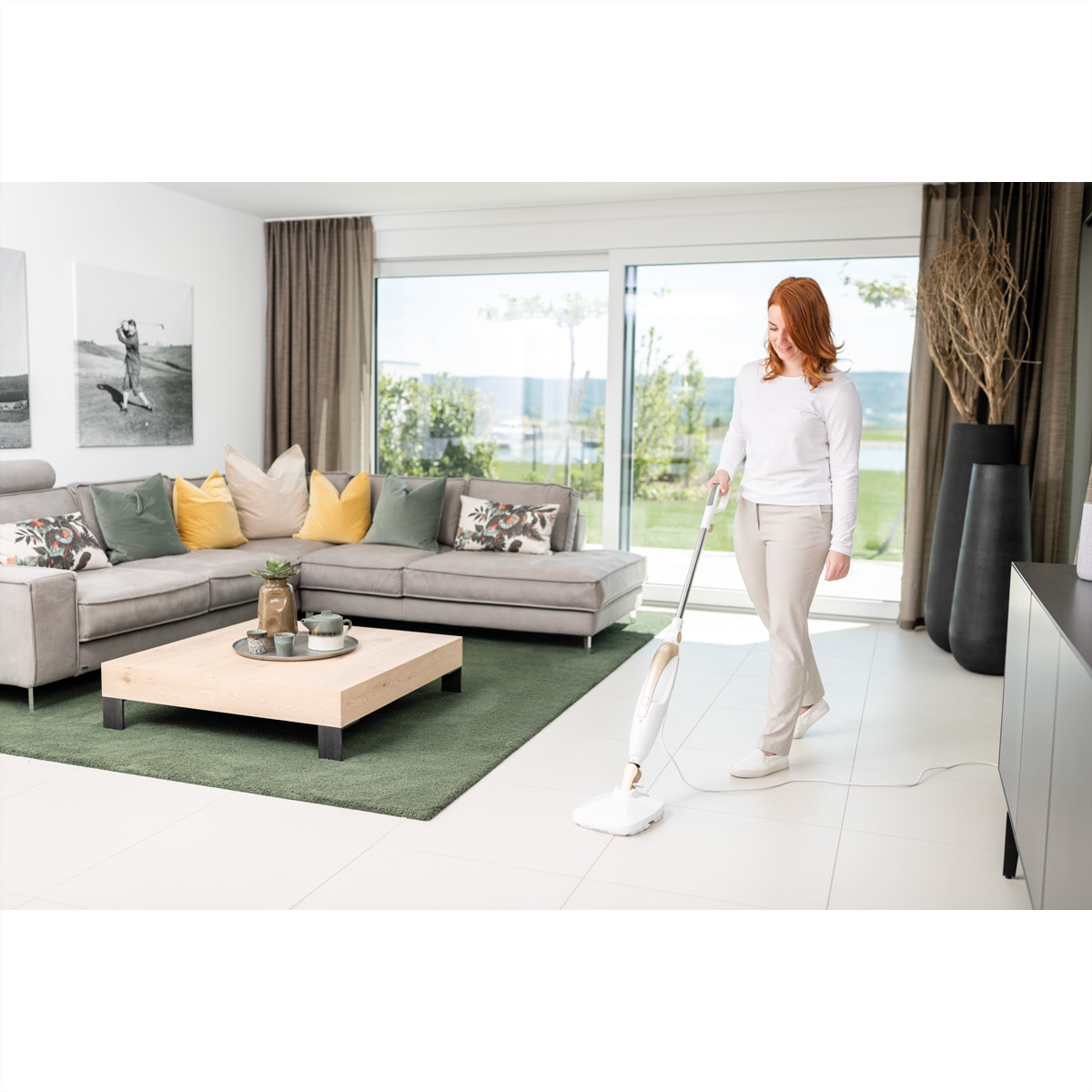 LIVINGTON Staubsauger »Livington Prime SteamScrubber Stabdampfreiniger«