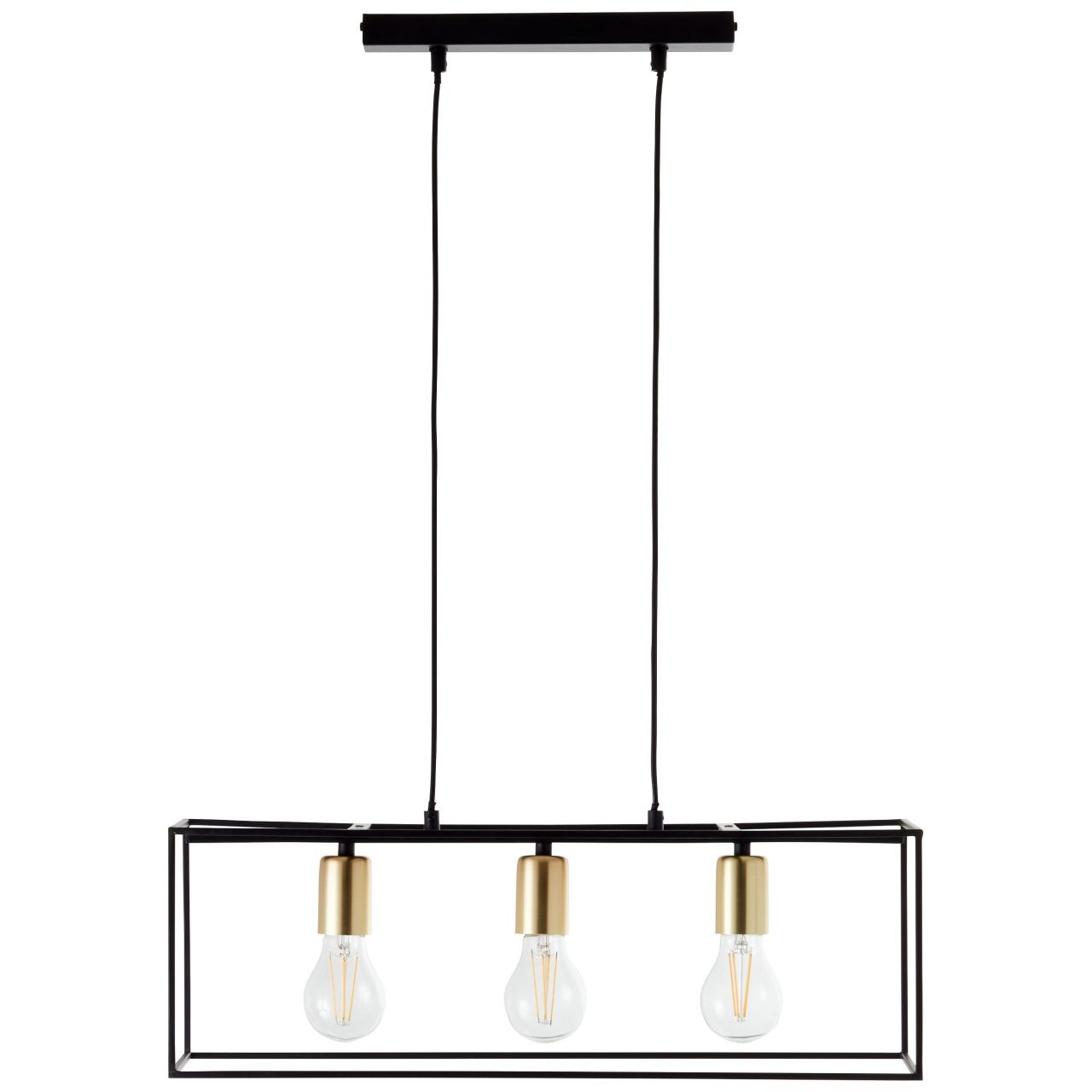 Brilliant Pendelleuchte »Arica«, 3 flammig, Leuchtmittel E27 ohne Leuchtmittel, Hängelampe 3flg