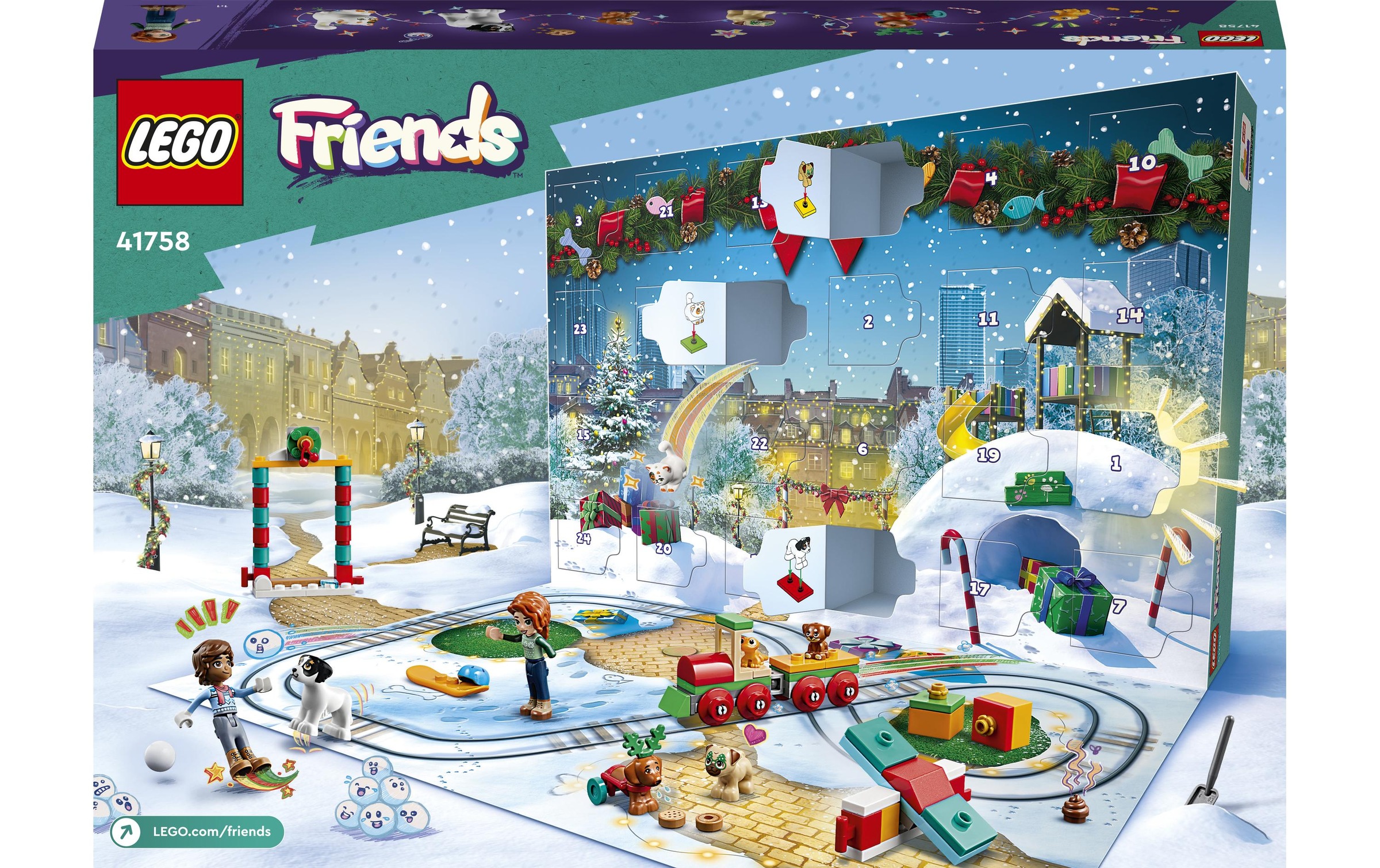 LEGO® Adventskalender »Friends 41758«, ab 6 Jahren