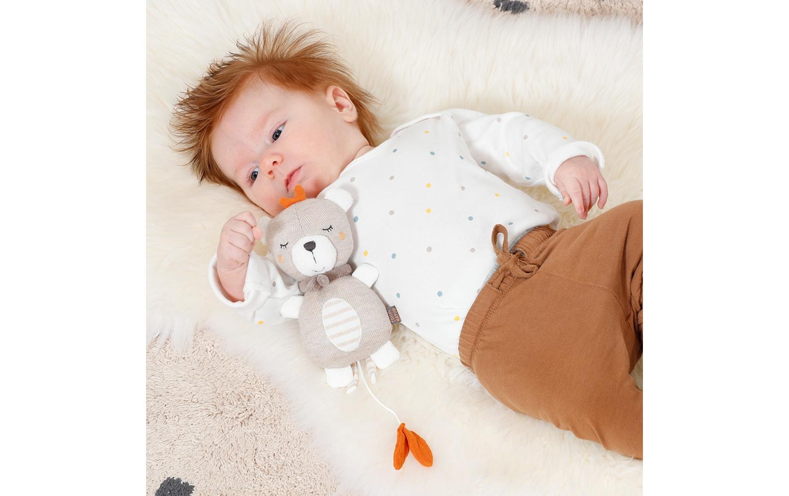 Fehn Spieluhr »Mini Natur Teddy«