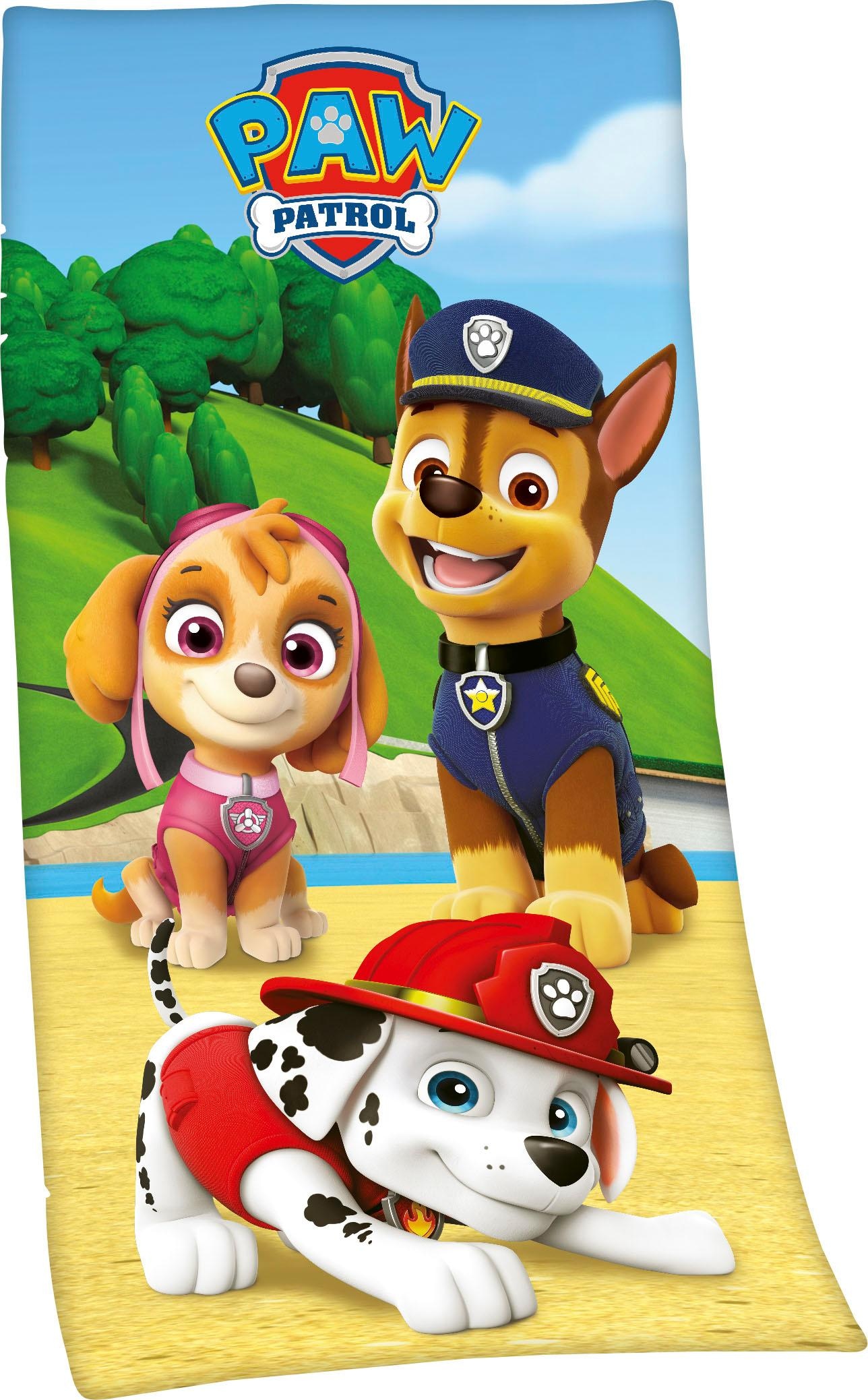 Badetuch »Paw Patrol«, (1 St.), mit niedlichem Motiv