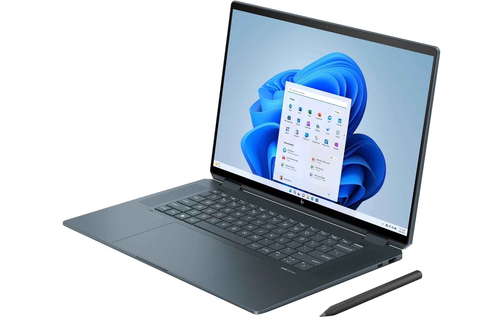 HP Convertible Notebook »Spectre x360 16-aa0738nz«, 40,48 cm, / 16 Zoll, Intel, Core Ultra 7, GeForce RTX 4050, 1000 GB SSD