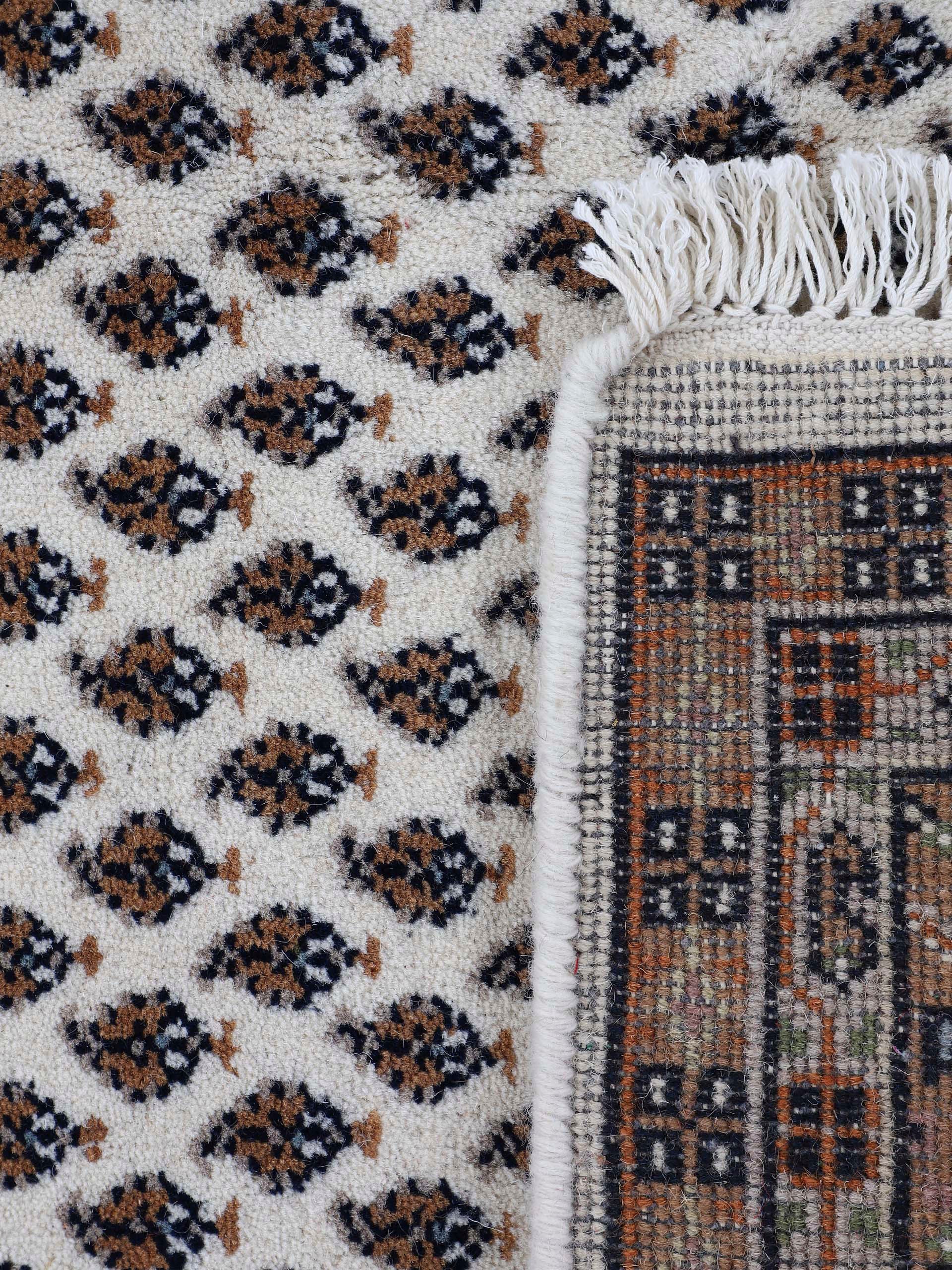Woven Arts Orientteppich »Orientteppich Mir«, rechteckig, 15 mm Höhe, handgeknüpft, Wohnzimmer, reine Wolle