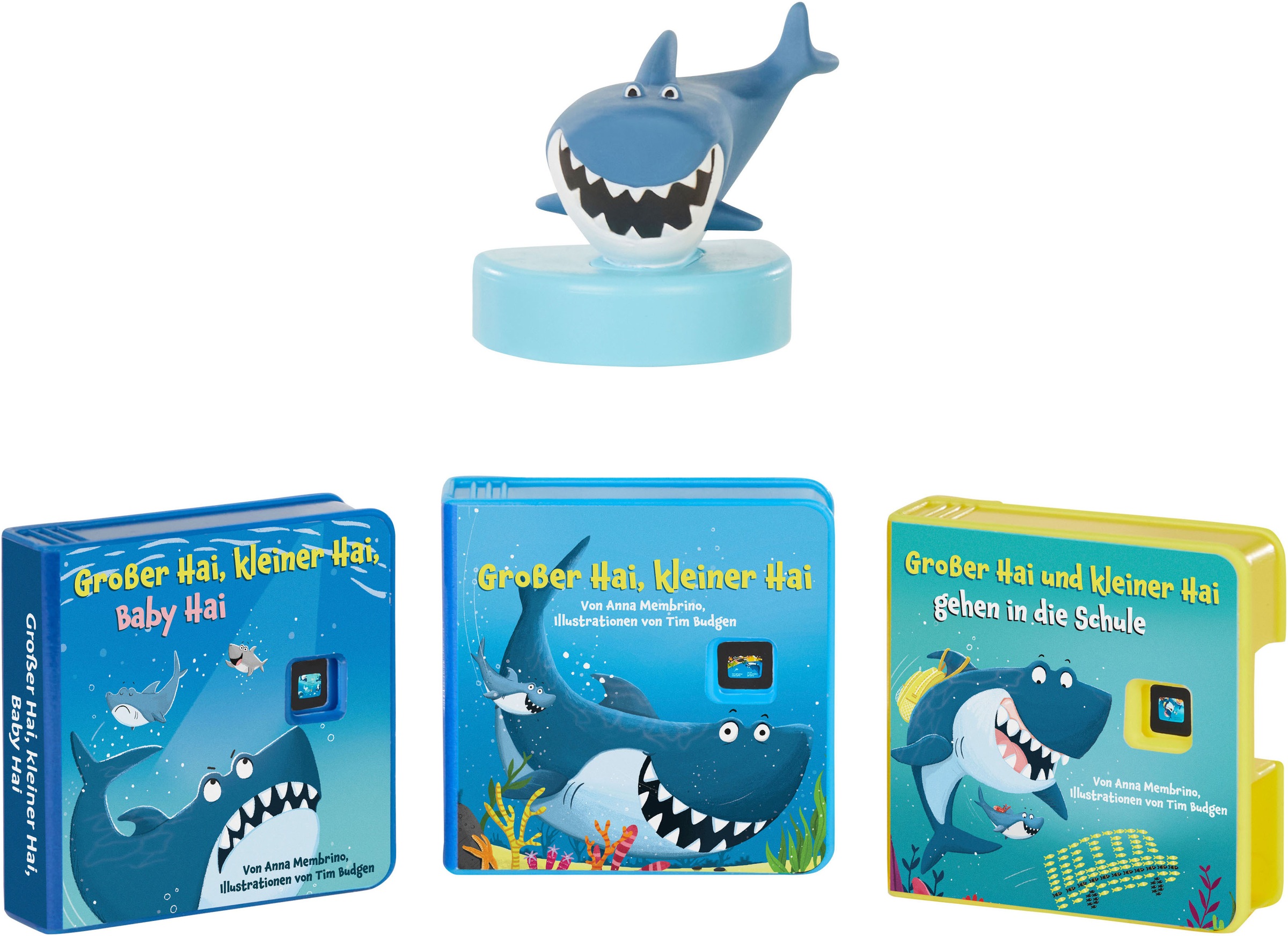 Little Tikes Hörspielkassette "Story Dream Machine, Grosser Hai, Kleiner Hai Familien-Kollektion" passend für Story Dream Machine