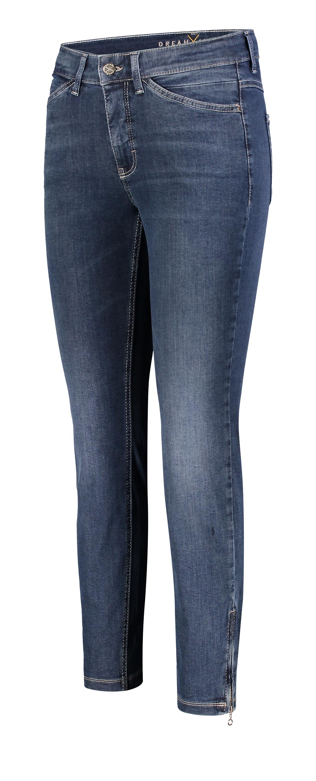 MAC 7/8-Jeans »Dream Chic«, verkürzte Form mit Reissverschluss