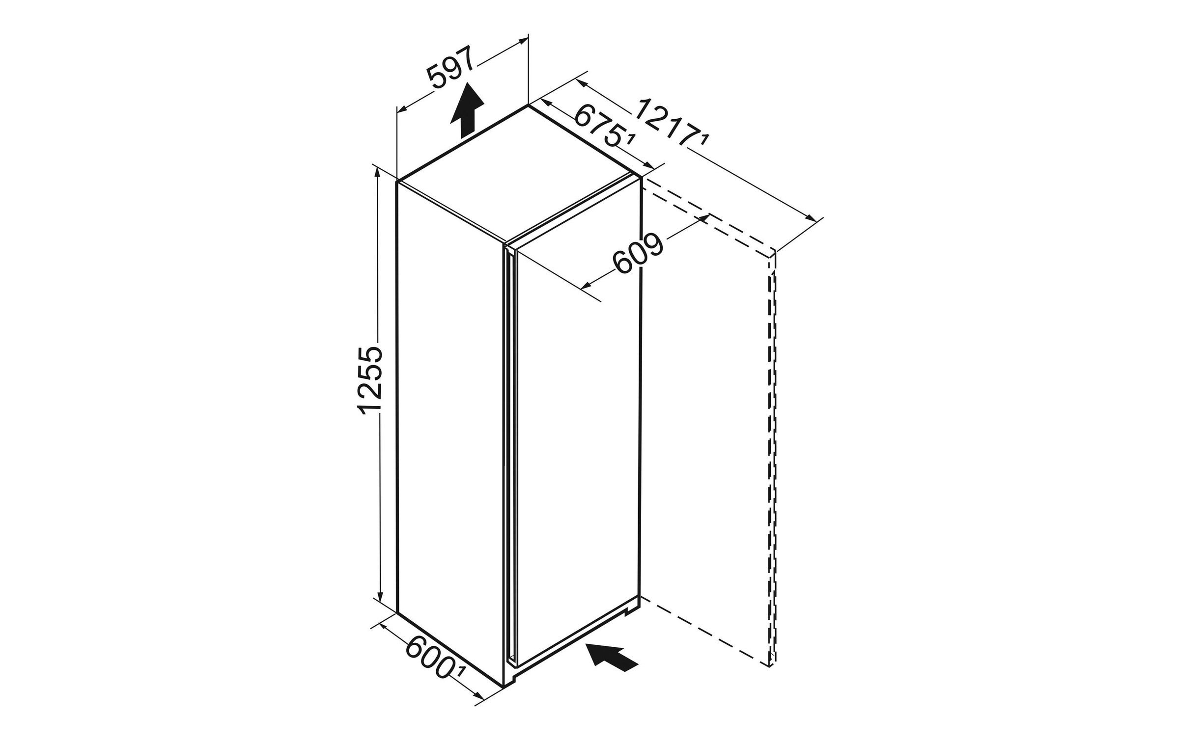 Liebherr Gefrierschrank »FNe 4224 Pl«, 125,5 cm hoch, 59,7 cm breit