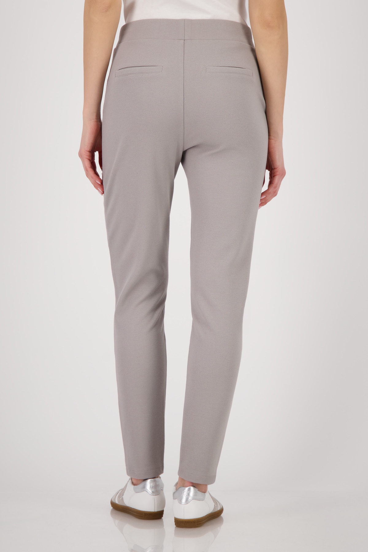 Monari Jogger Pants »Hose Basic Rippe«, Mit schmaler Beinform