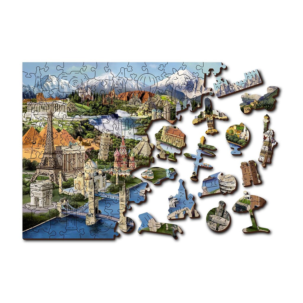Wooden City Puzzle »World Land«